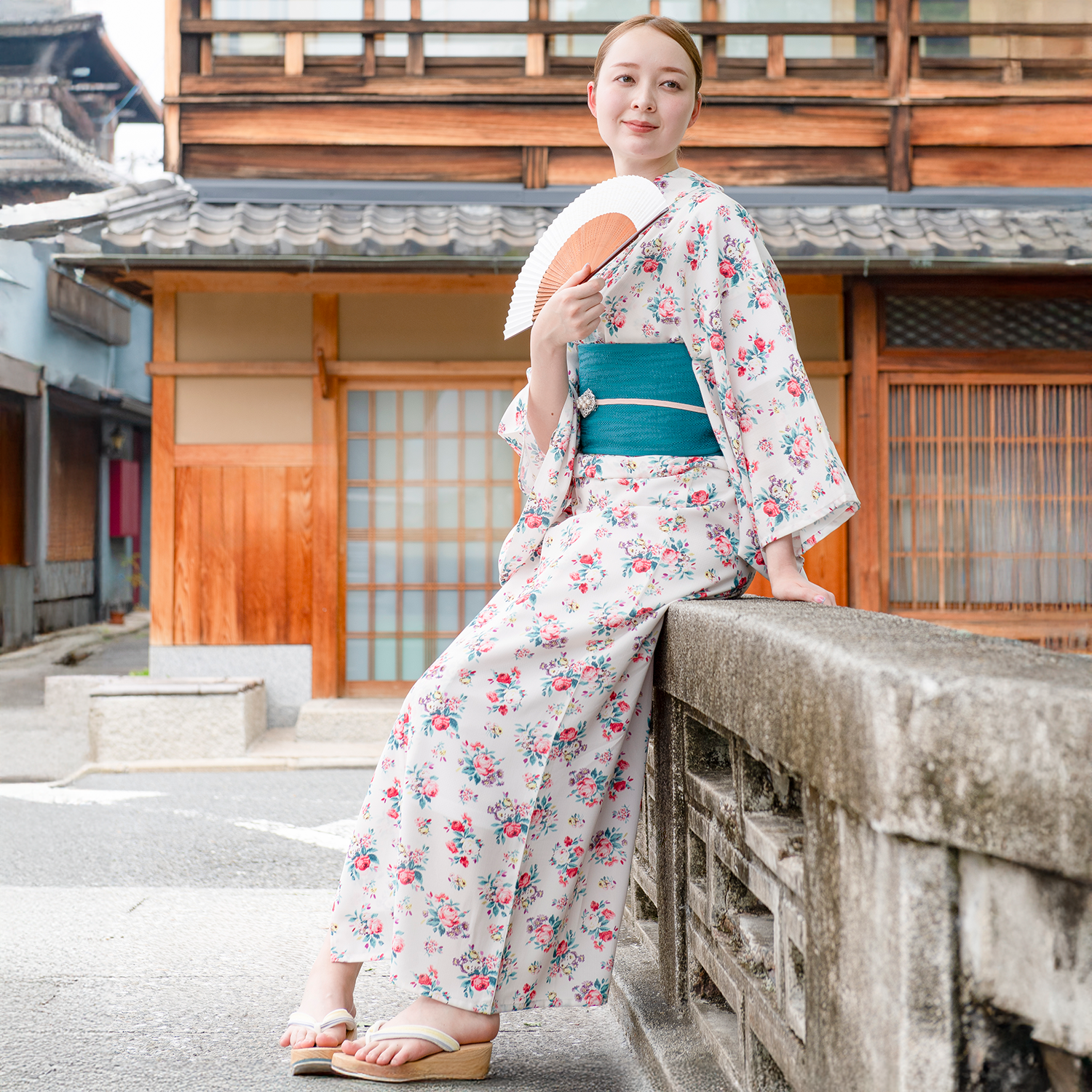 浴衣・帯セットIcon Floral