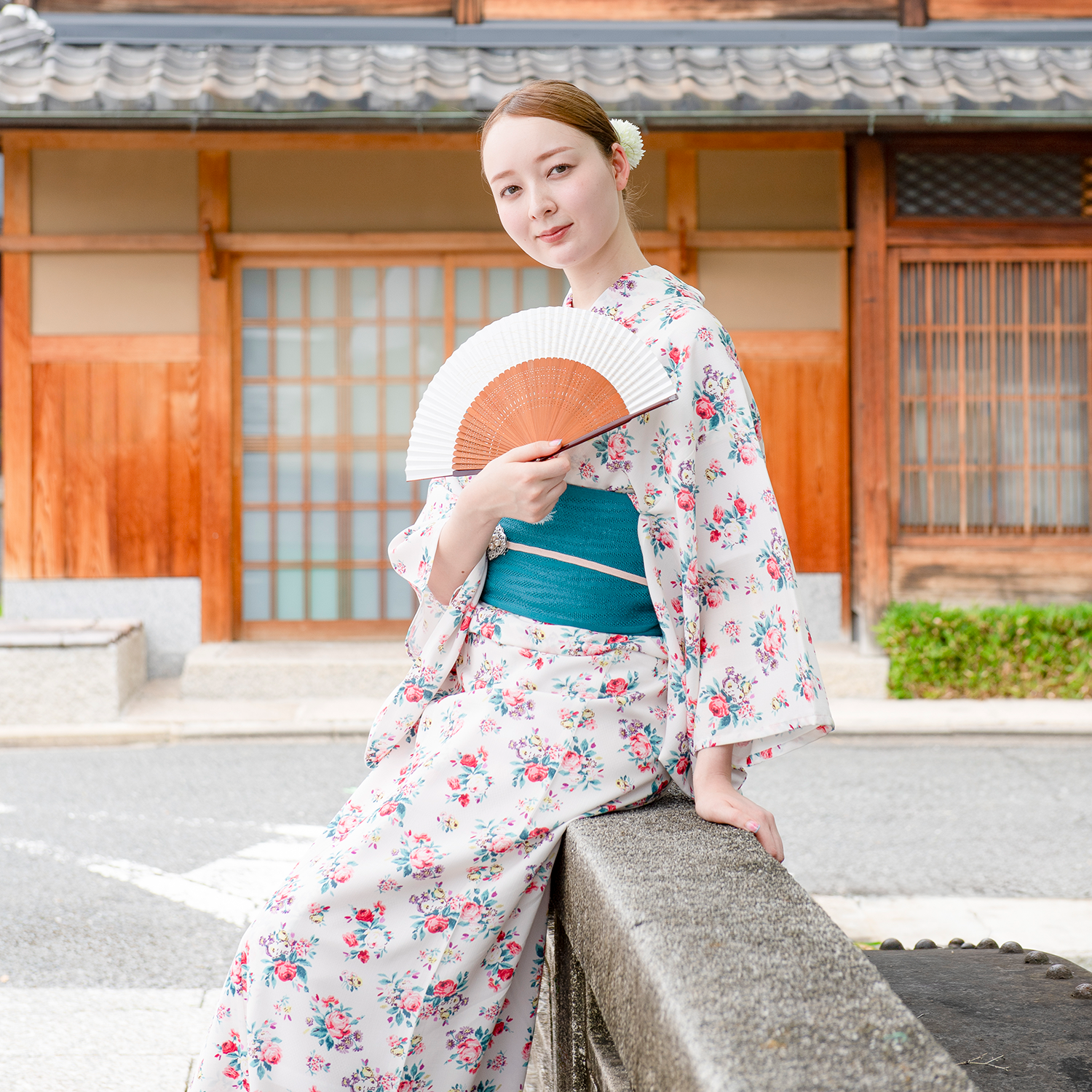 浴衣・帯セットIcon Floral