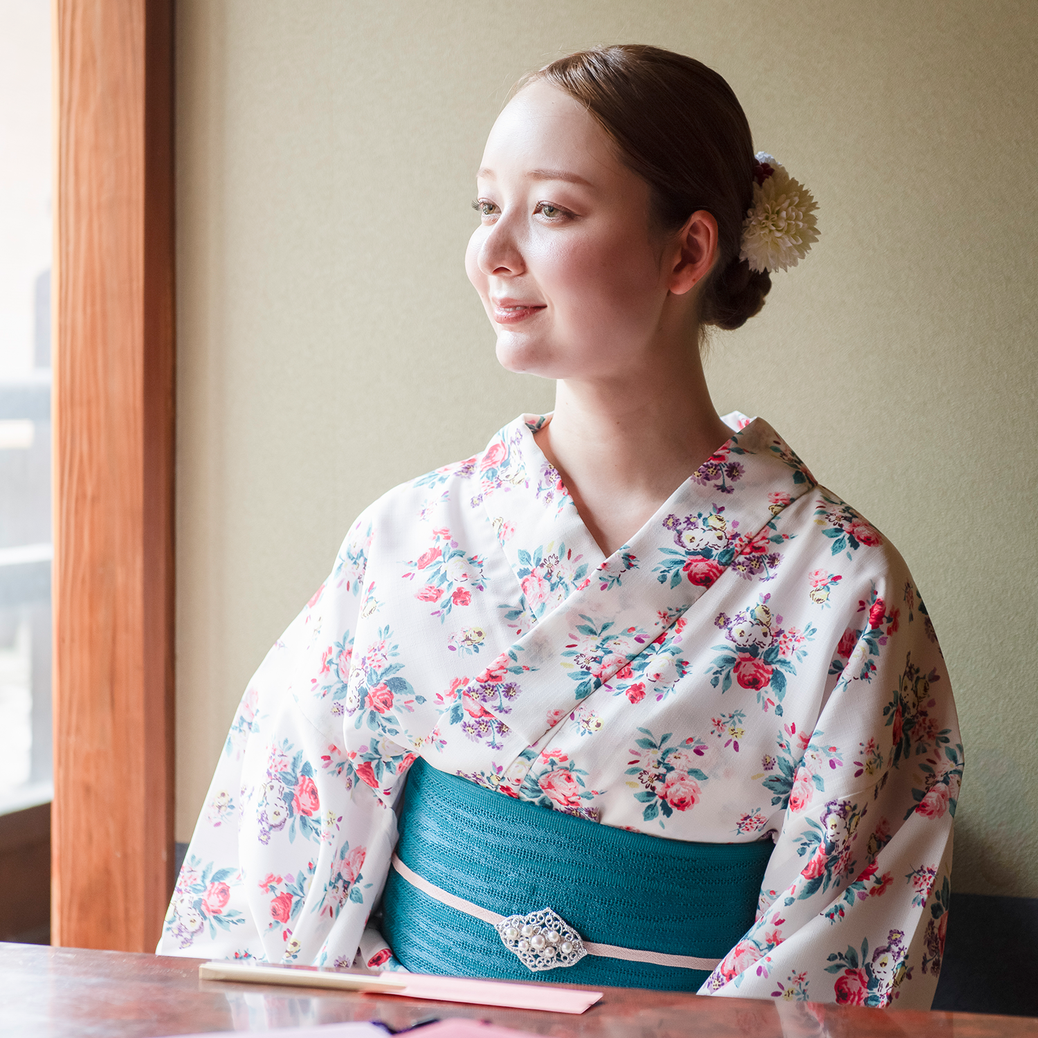 浴衣・帯セットIcon Floral