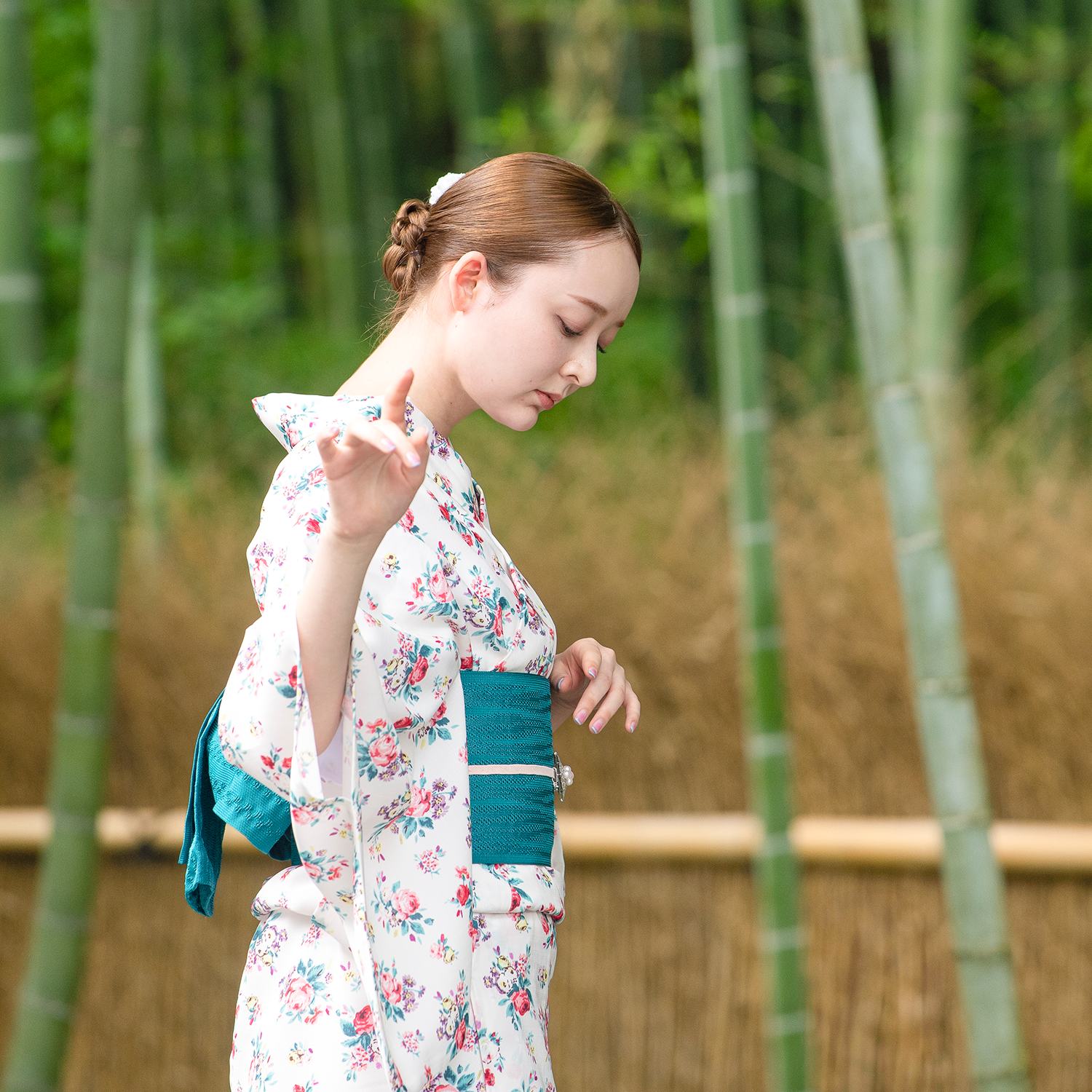 浴衣・帯セットIcon Floral