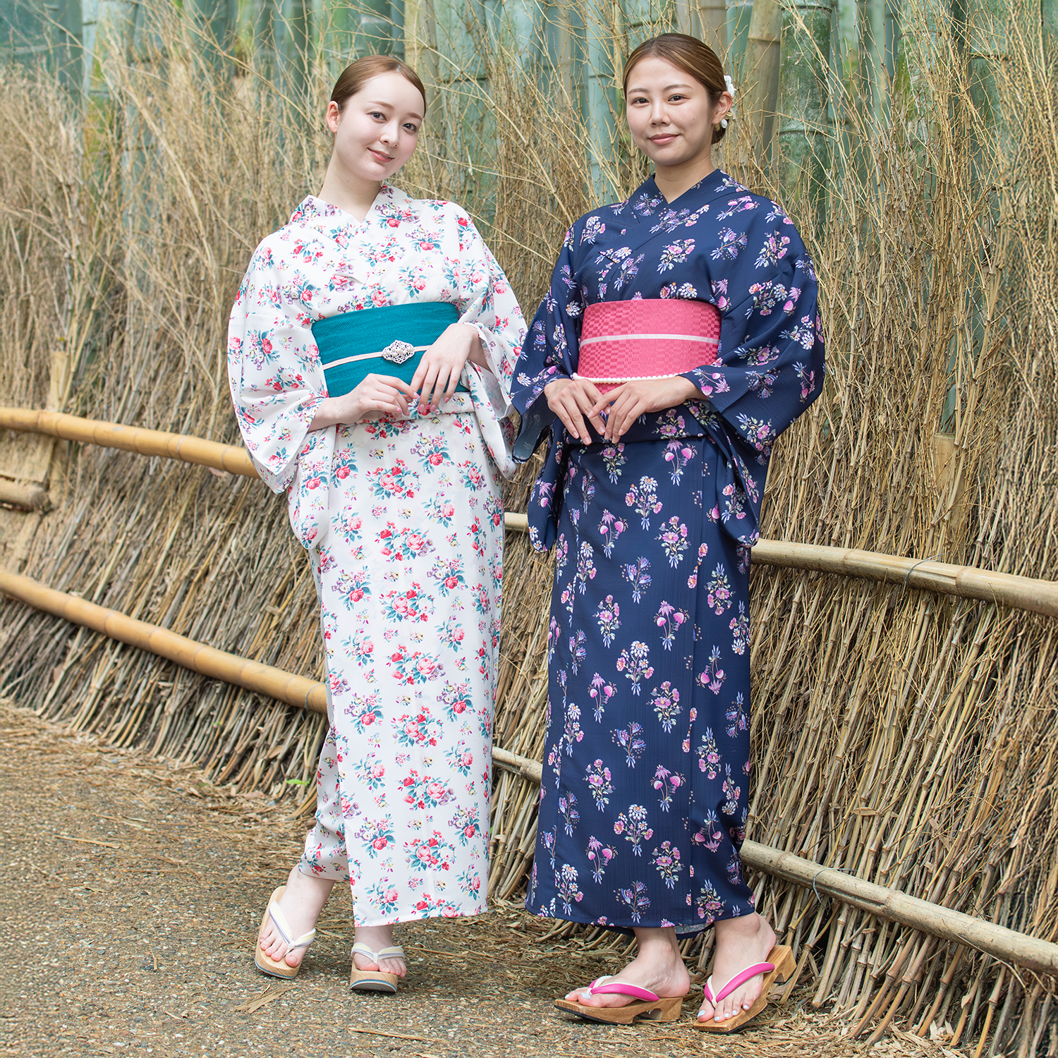 浴衣・帯セットIcon Floral
