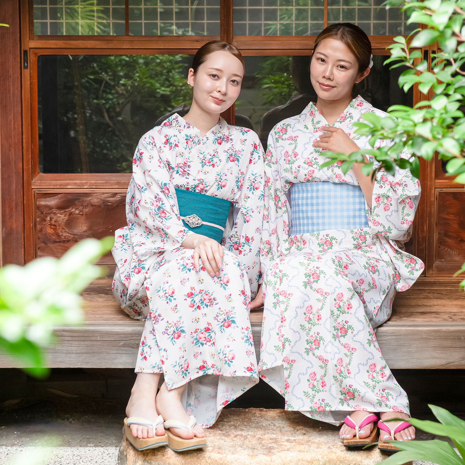 浴衣・帯セットIcon Floral