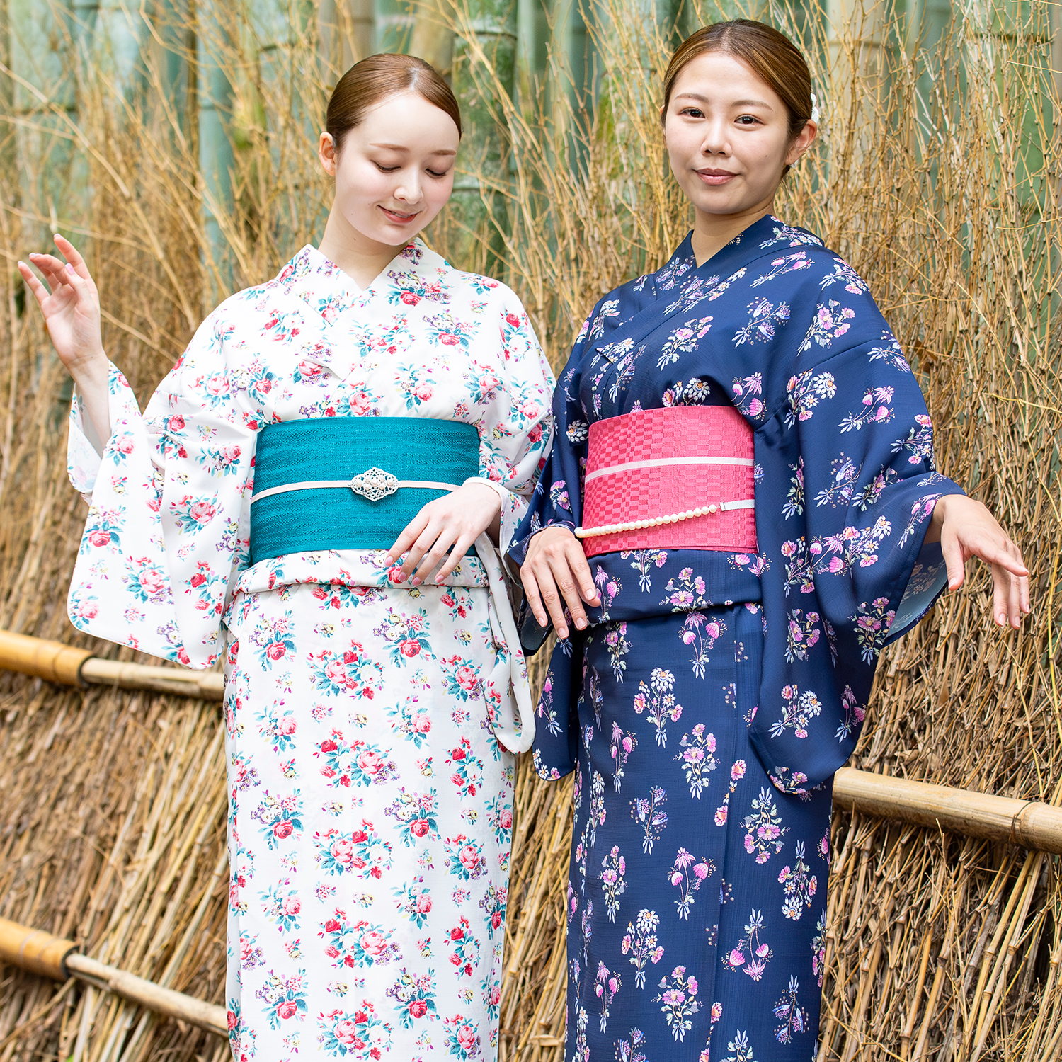 浴衣・帯セットA Friendship Bunch