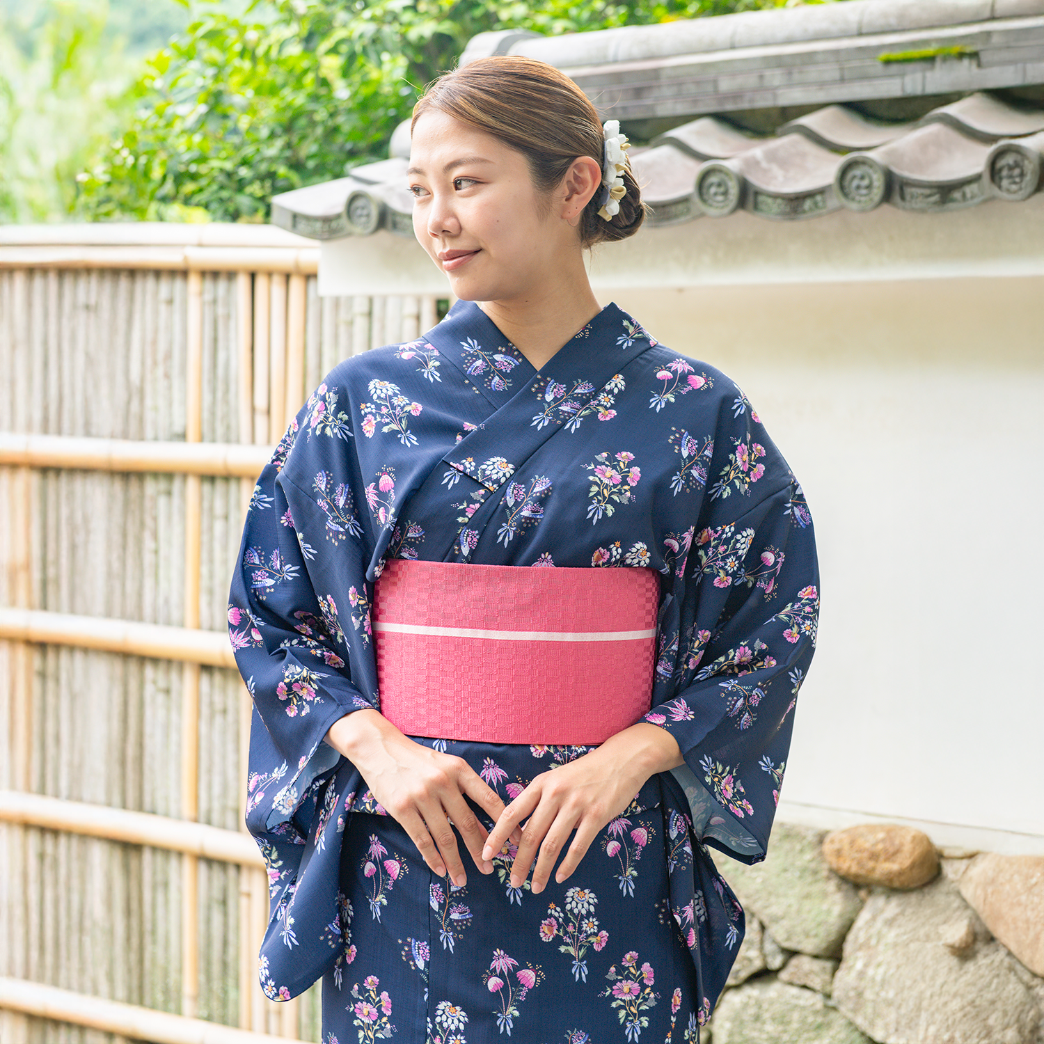 浴衣・帯セットA Friendship Bunch