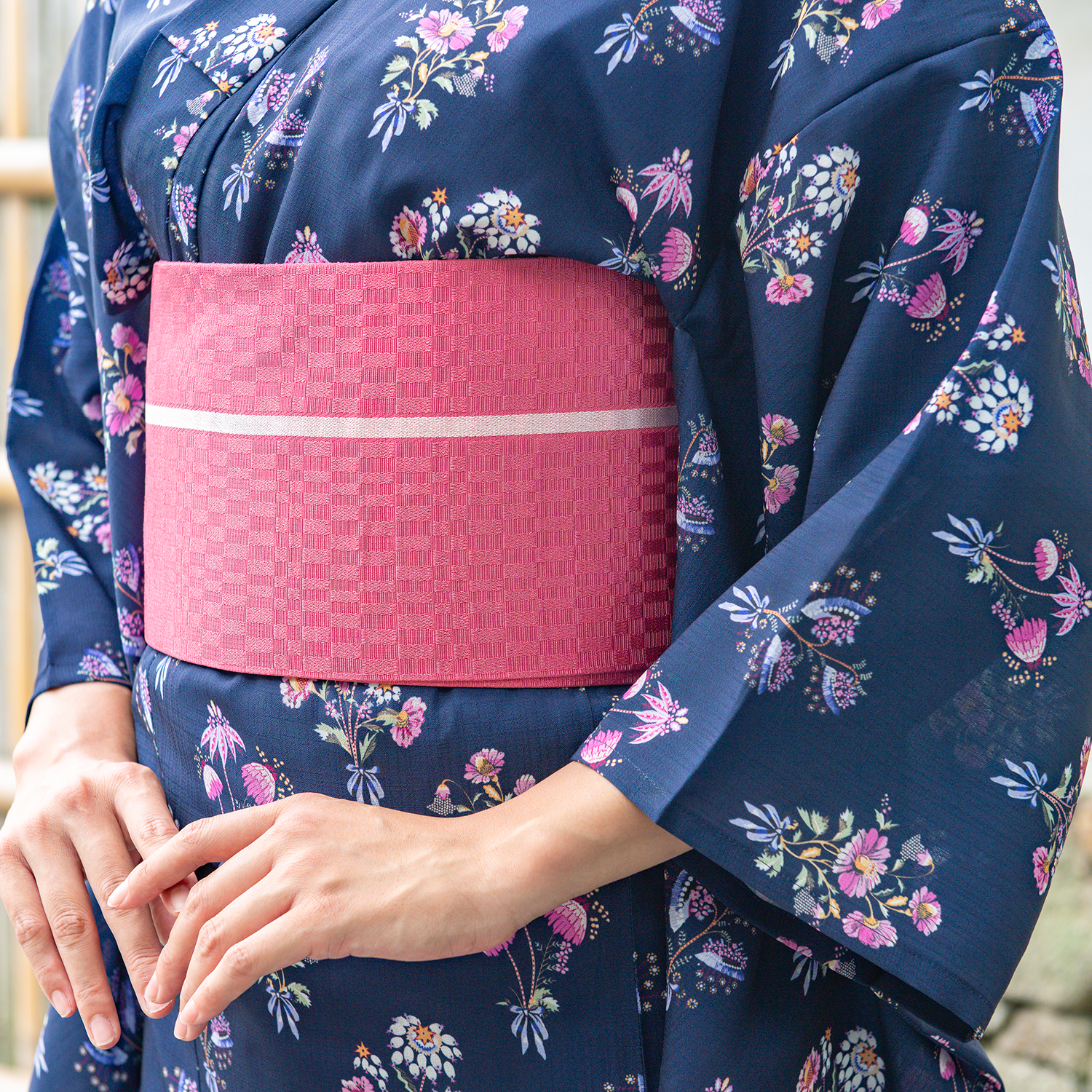 浴衣・帯セットA Friendship Bunch