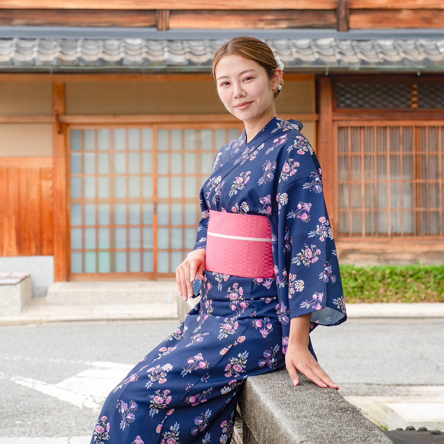 浴衣・帯セットA Friendship Bunch