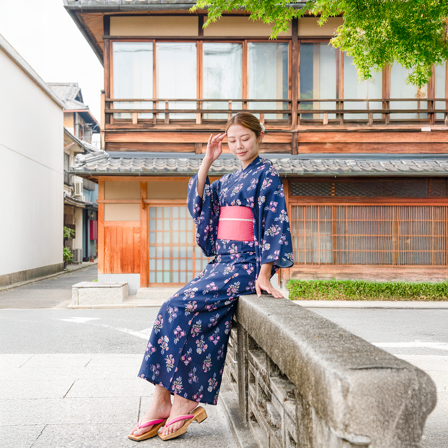 浴衣・帯セットA Friendship Bunch