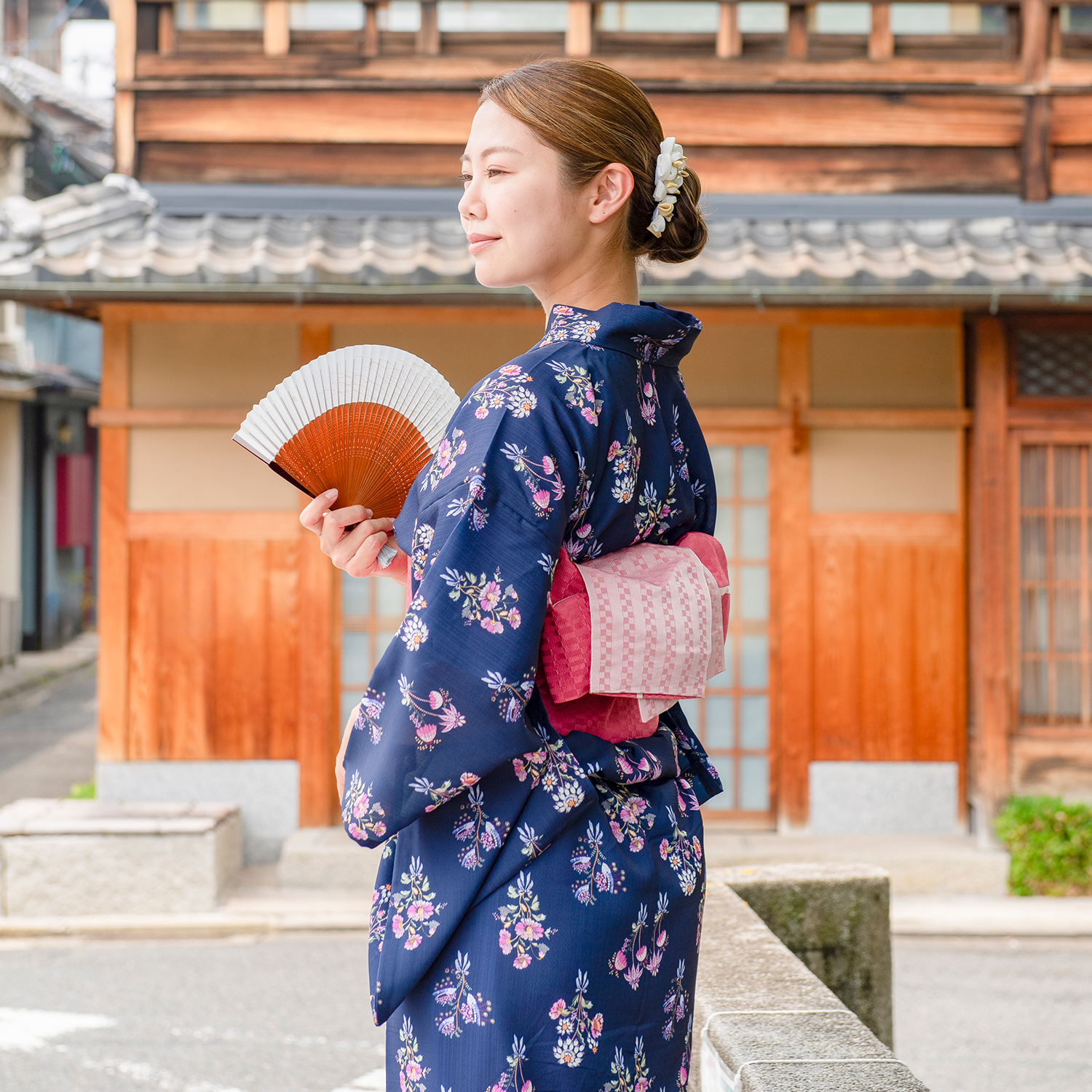 浴衣・帯セットA Friendship Bunch