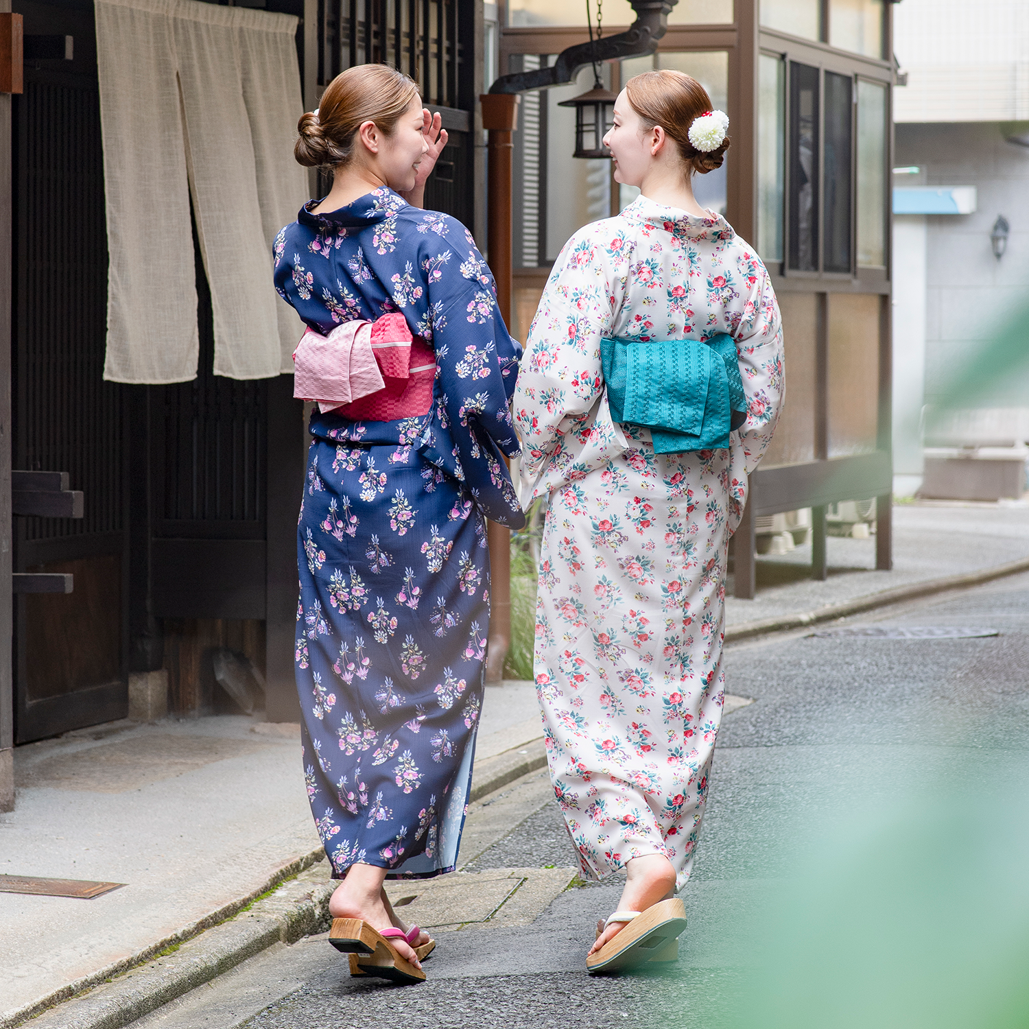 浴衣・帯セットA Friendship Bunch