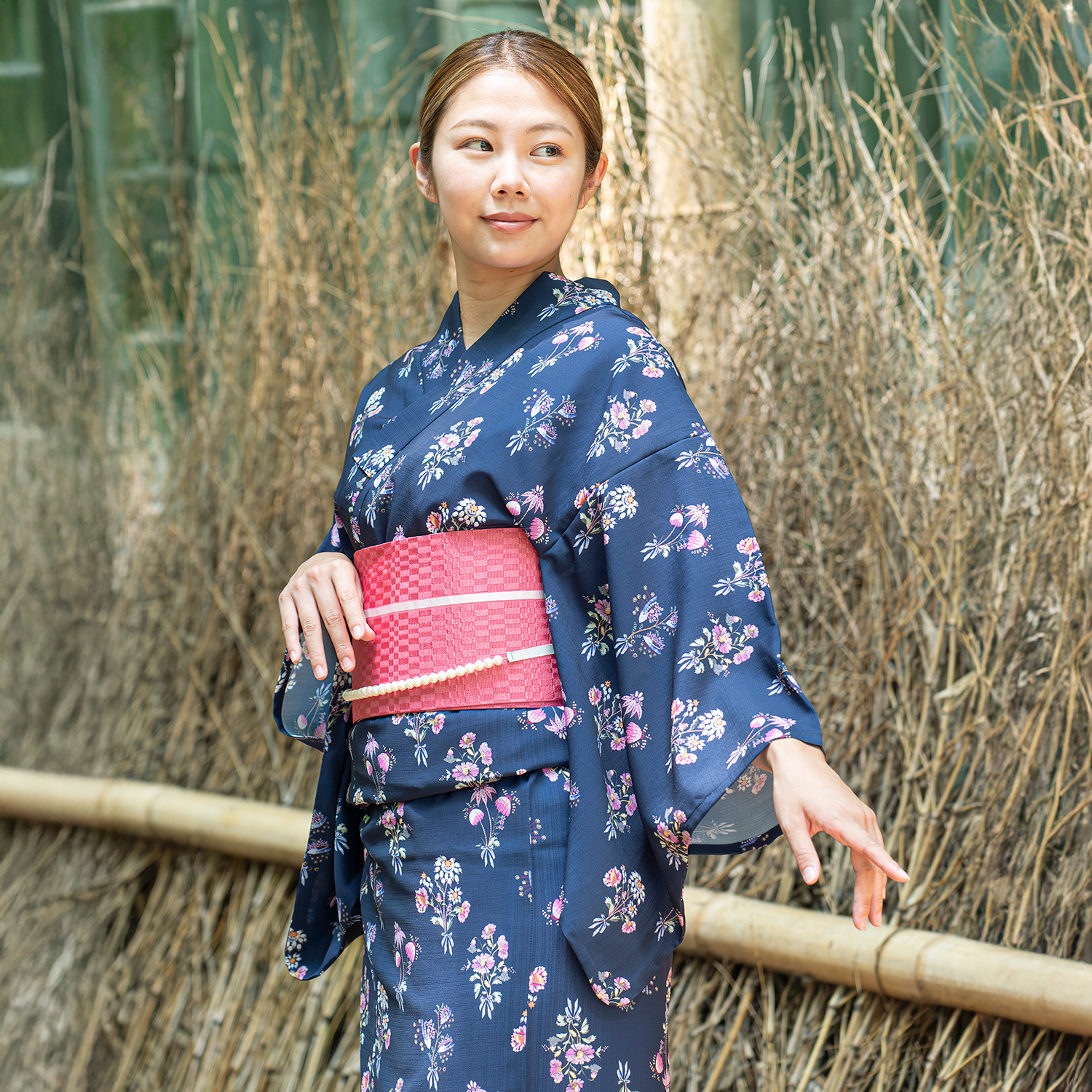 着物・浴衣 kaori^ - ^ 京呉服おか善監修・日本製・東レセオアルファ使用】洗える上質