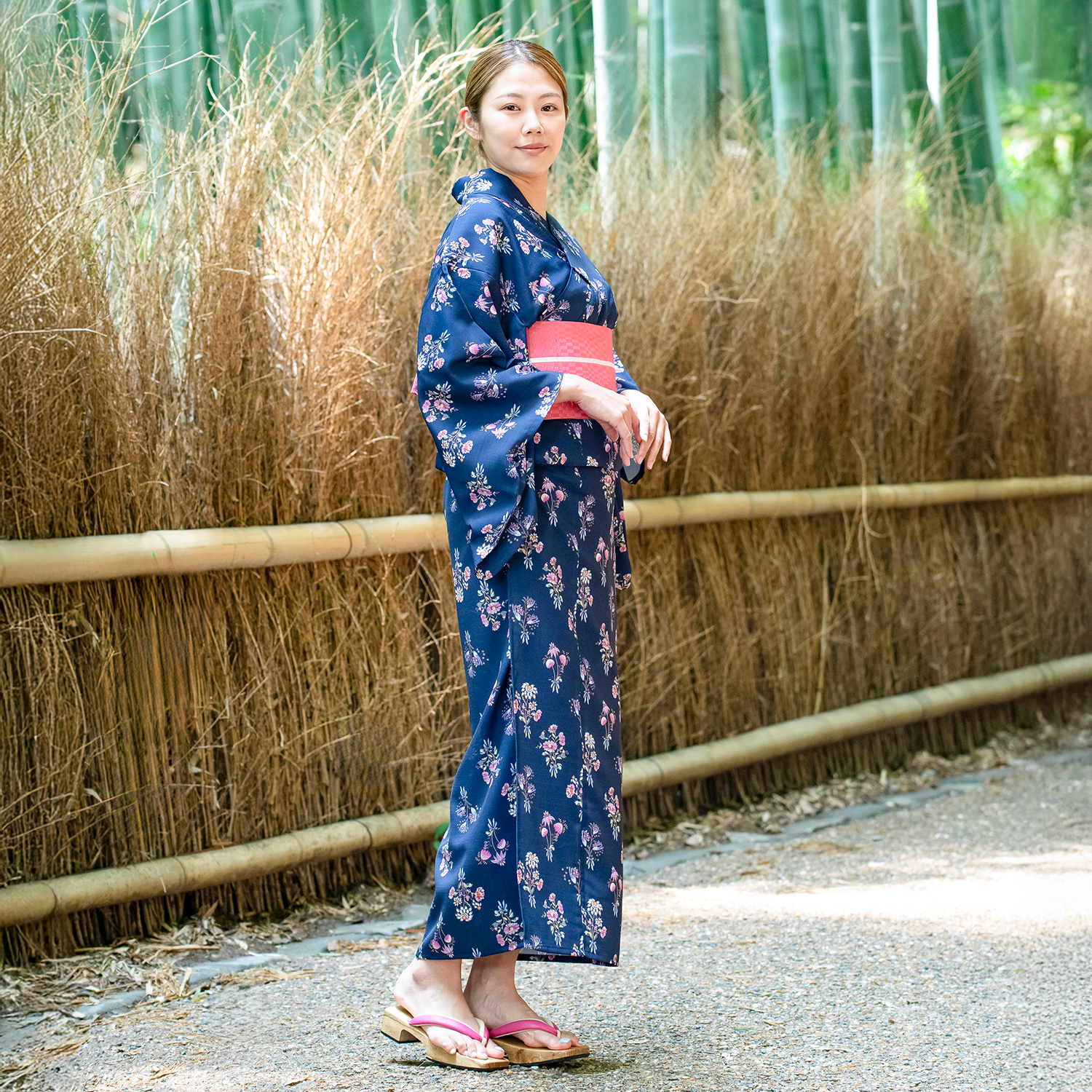 浴衣・帯セットA Friendship Bunch