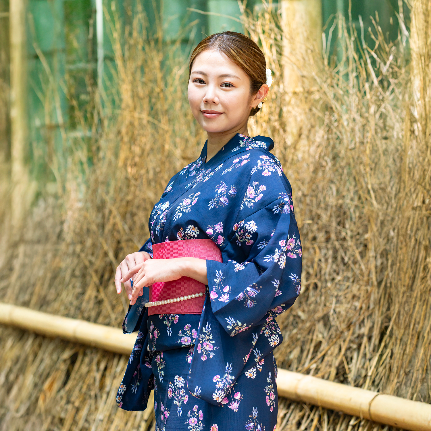 浴衣・帯セットA Friendship Bunch