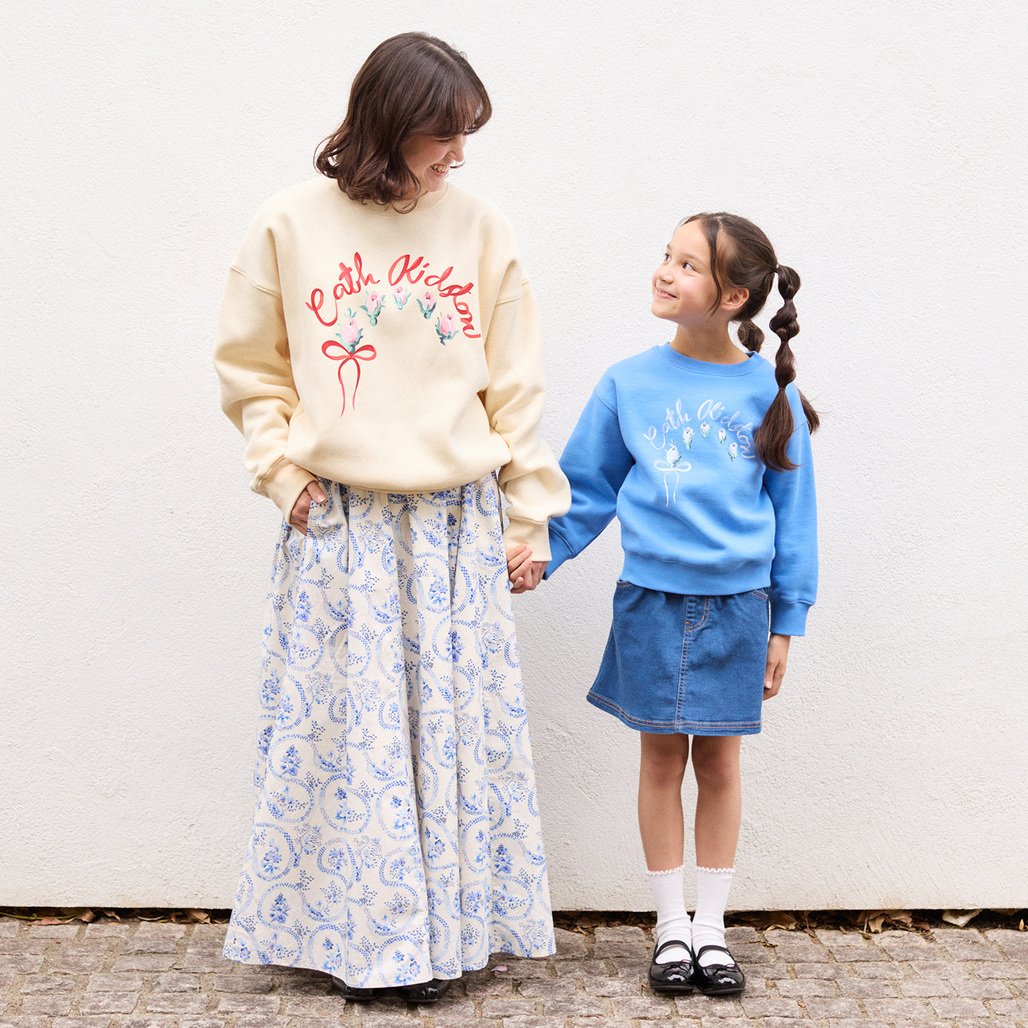 キッズ スウェット Ribbon Floral