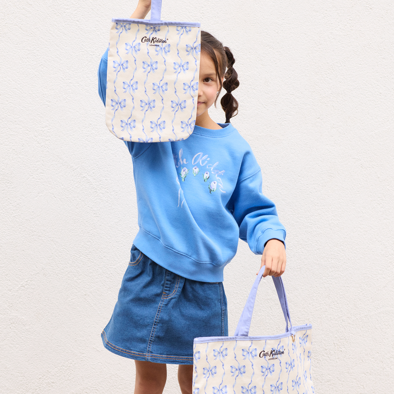 キッズ スウェット Ribbon Floral