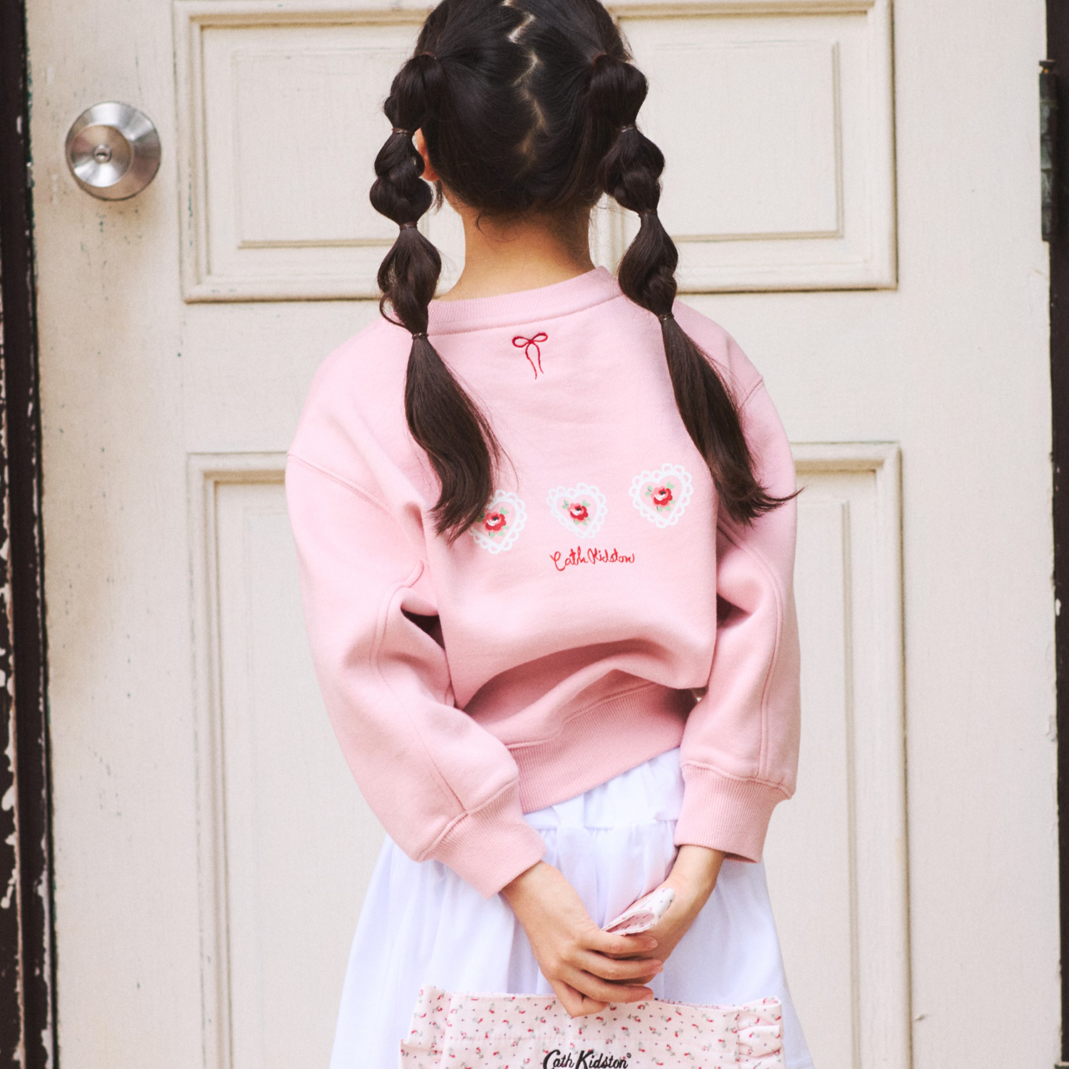 キッズ スウェット Lace Heart