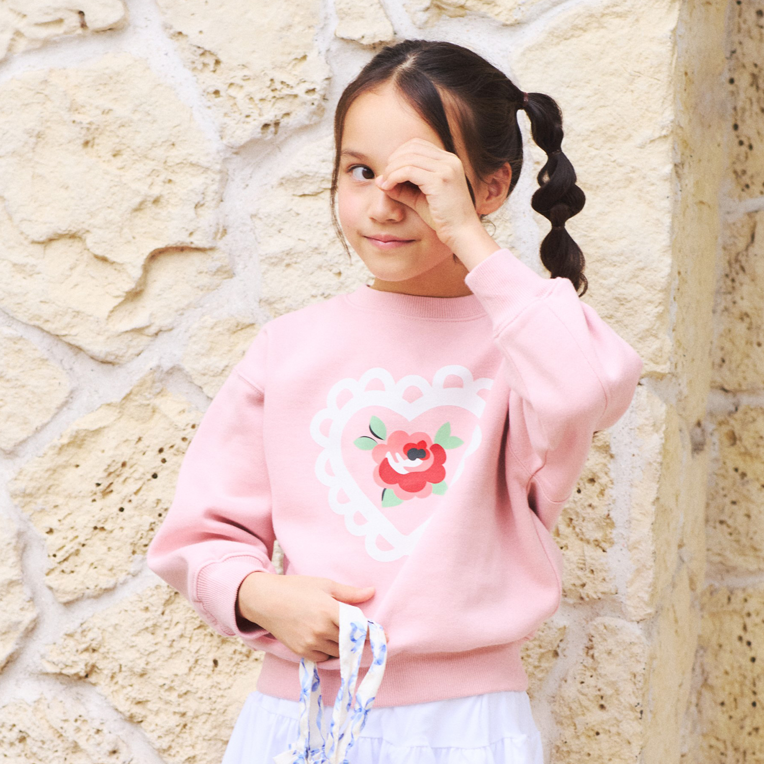 キッズ スウェット Lace Heart | Cath Kidston 日本公式オンライン