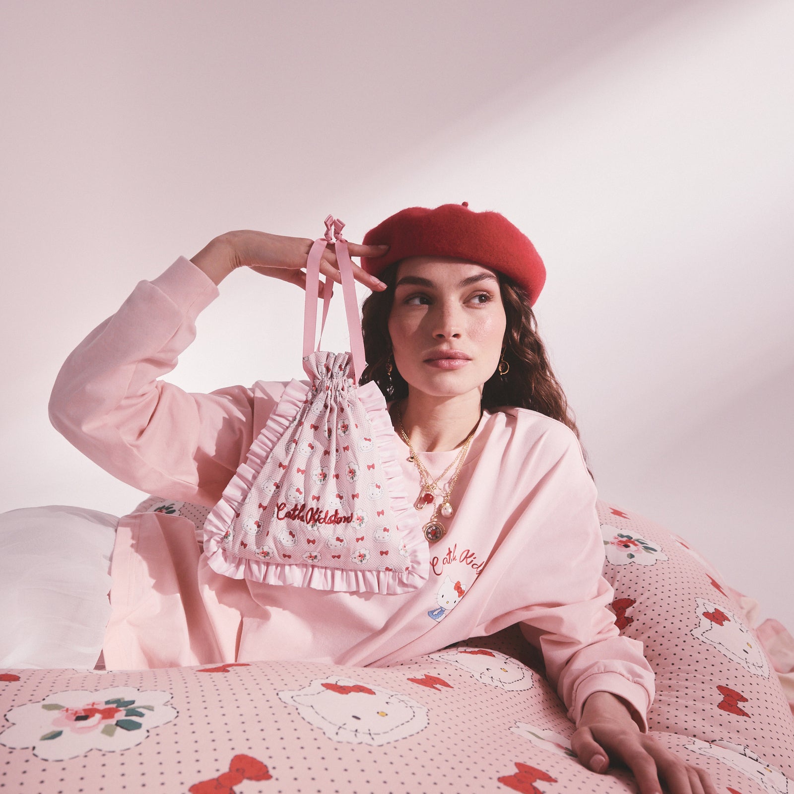 Cath Kidston × Hello Kitty ロングスリーブTシャツ