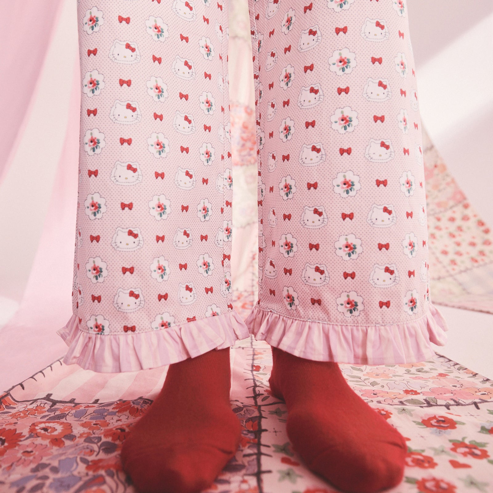 Cath Kidston × Hello Kitty パジャマパンツ