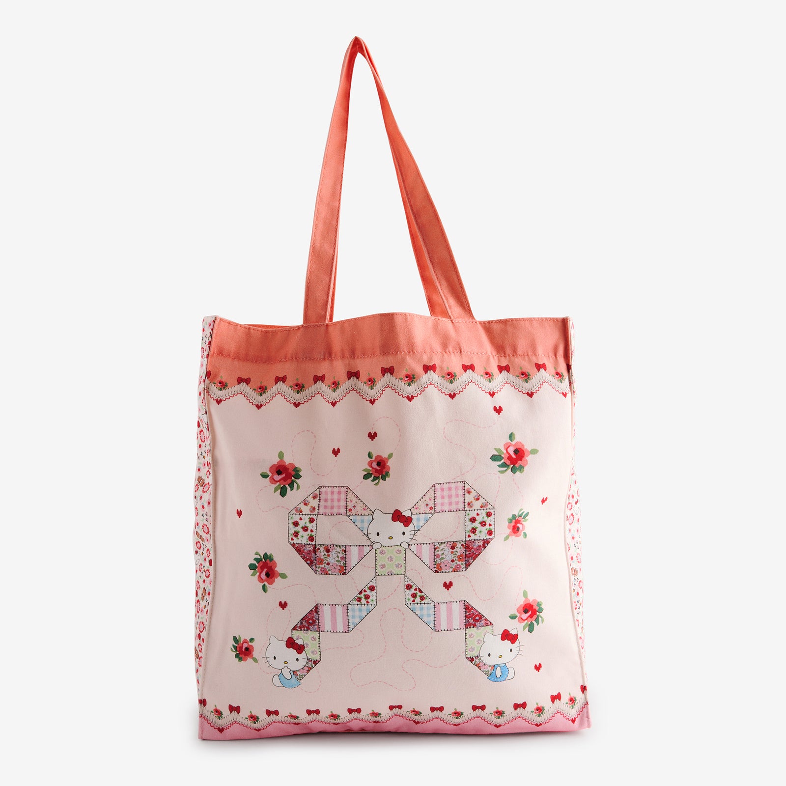 Cath Kidston × Hello Kitty スクエアトートバッグ Patchwork