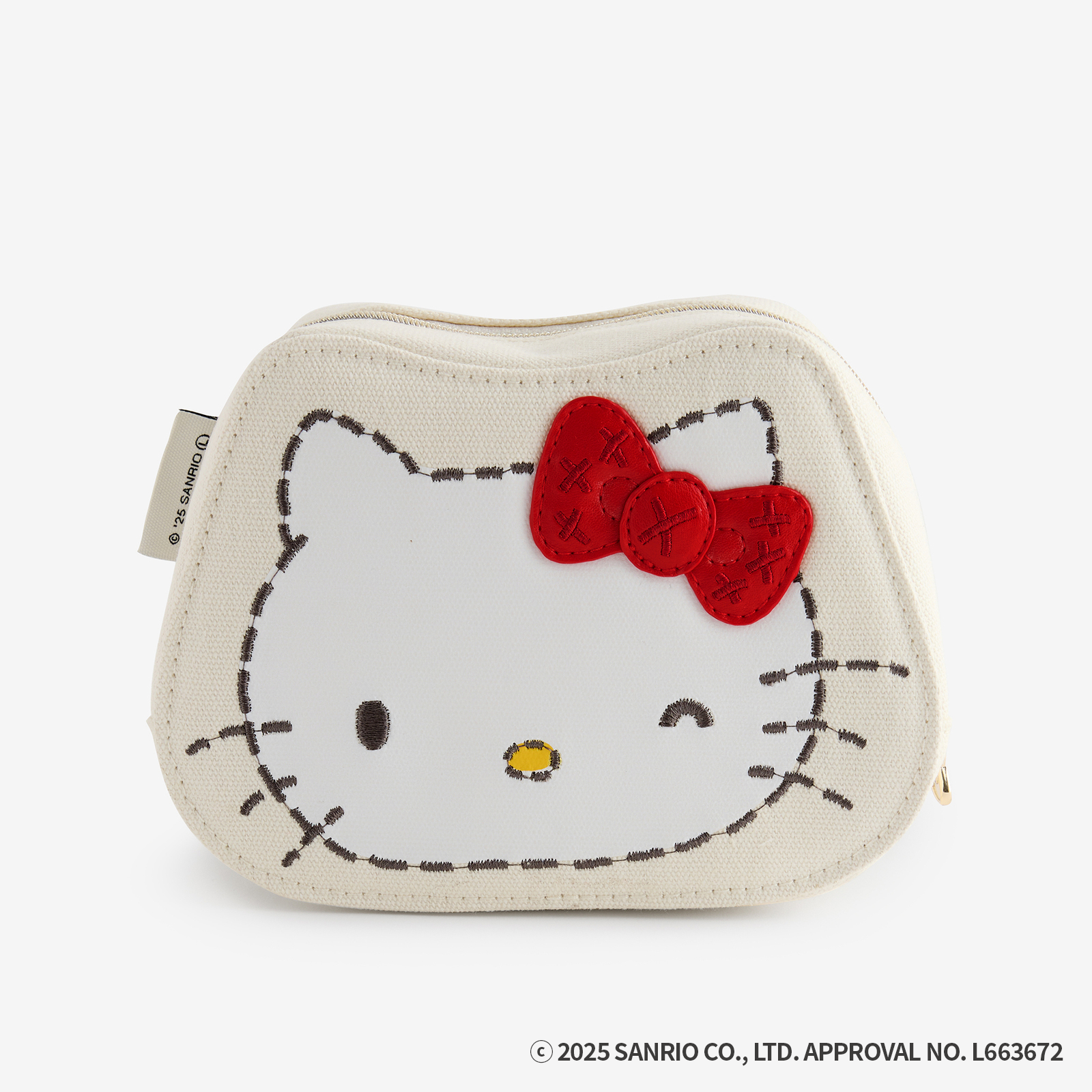 Cath Kidston × Hello Kitty フェイスキャンバスポーチ