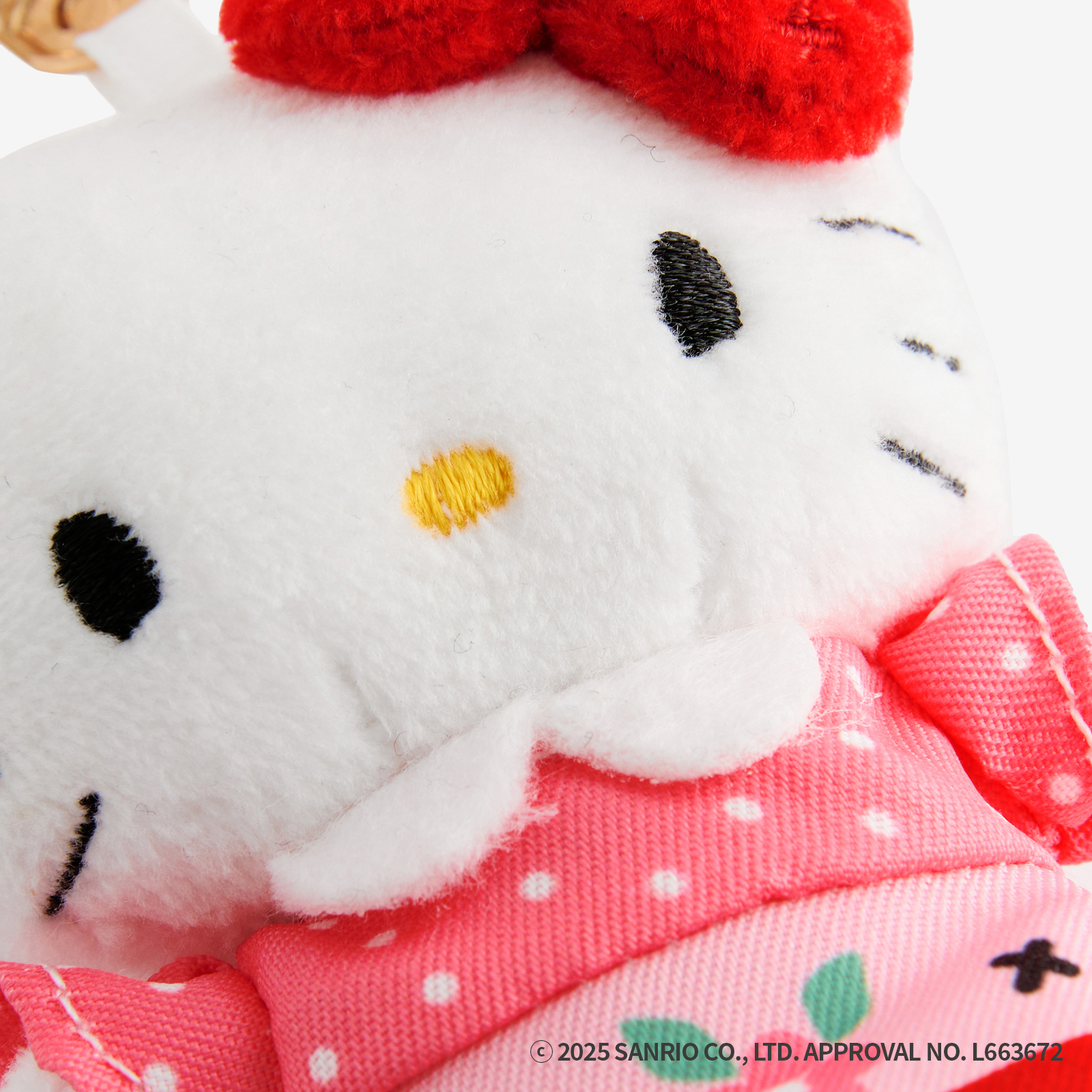 Cath Kidston × Hello Kitty フリルティッシュポーチ&マスコットチャームセット Patchwork