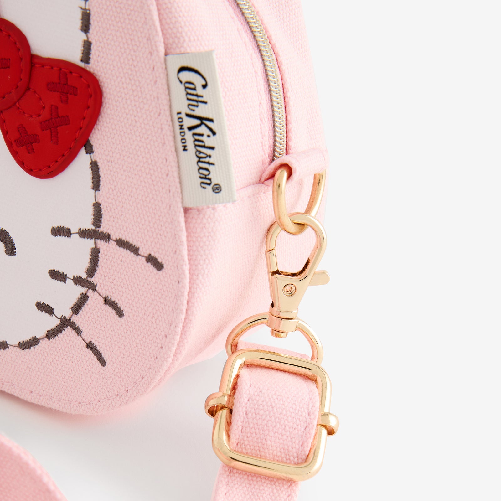 Cath Kidston × Hello Kitty フェイスキャンバスキッズポシェット