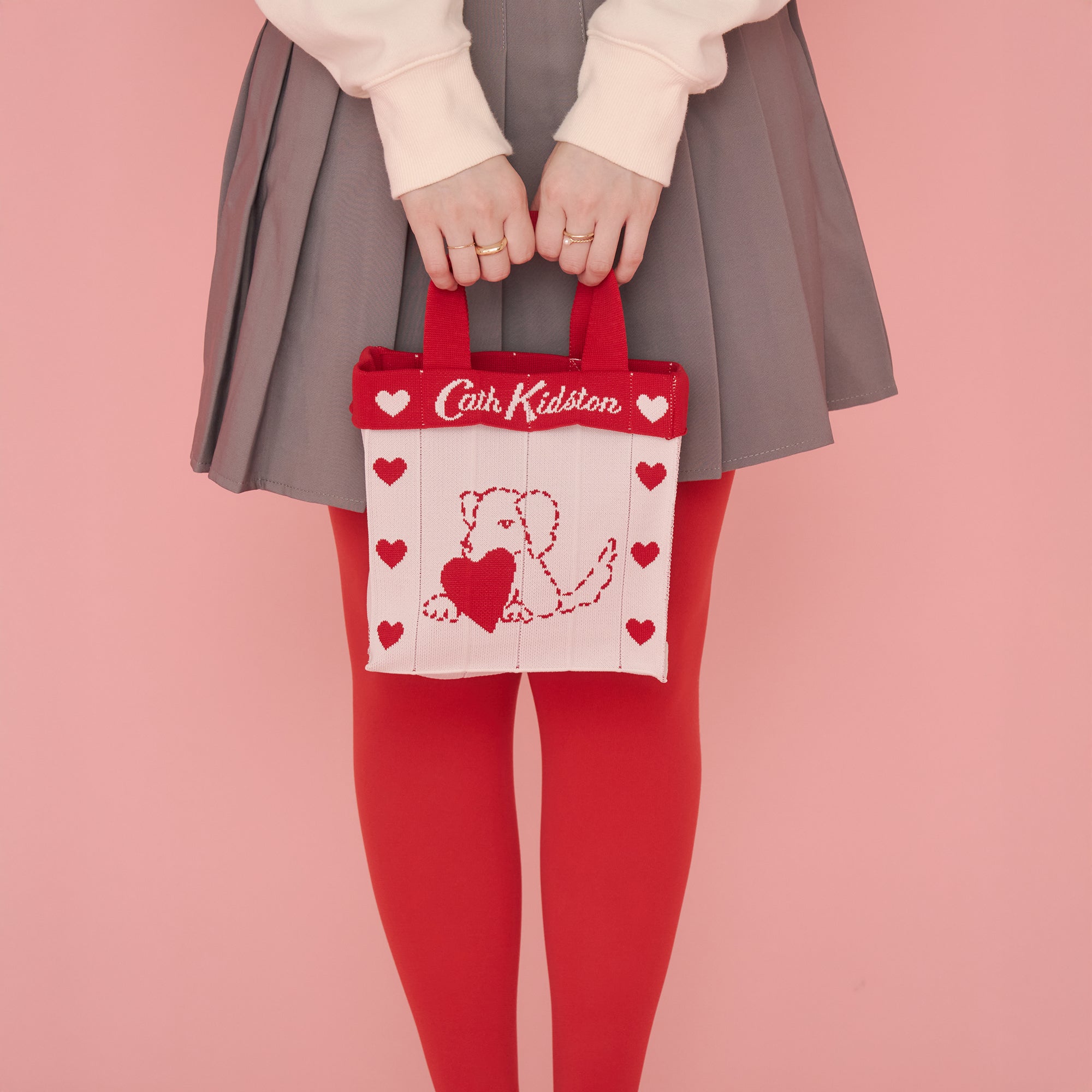 CK×KNT365 Co-Knitty Heart Dog RD