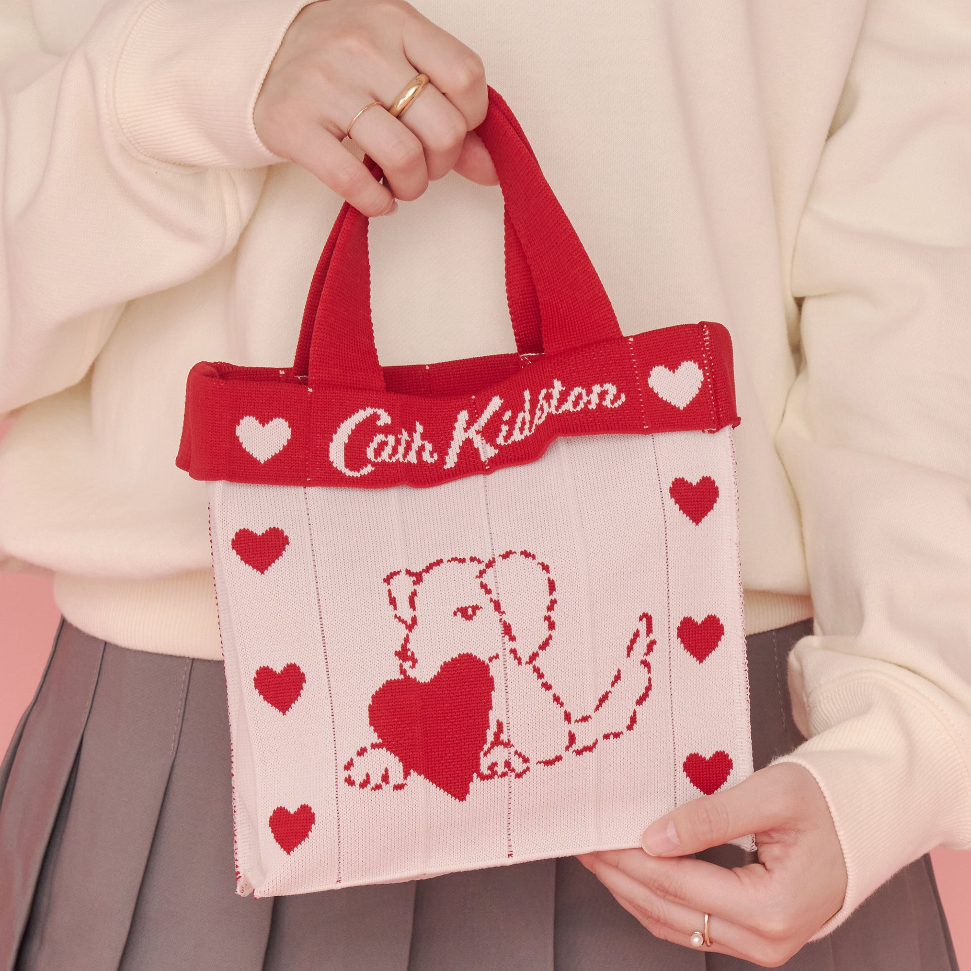 CK×KNT365 Co-Knitty Heart Dog RD