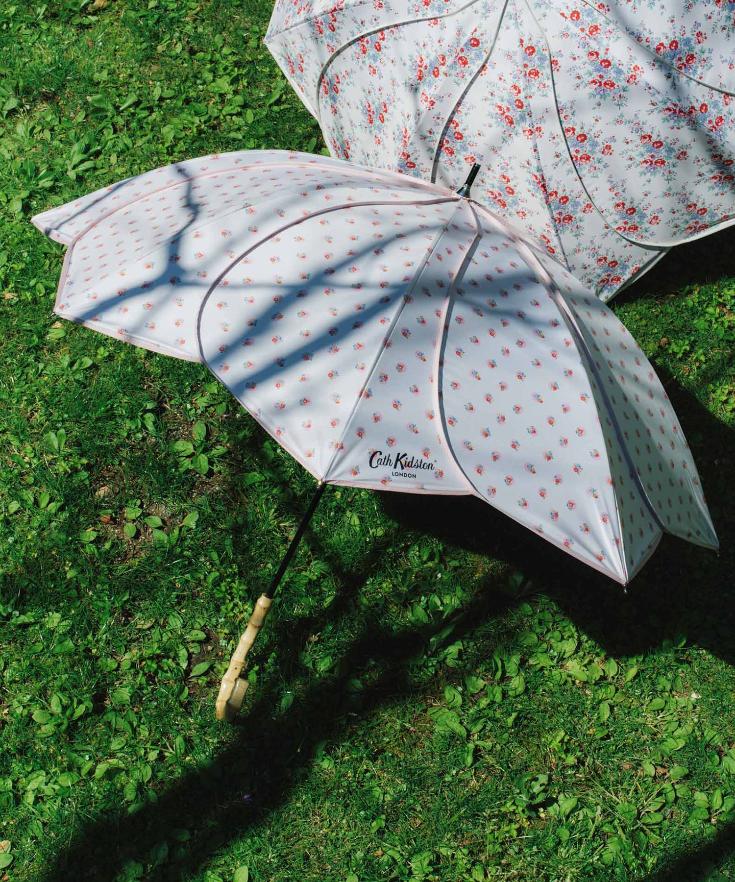 ショート傘 バンブーハンドル