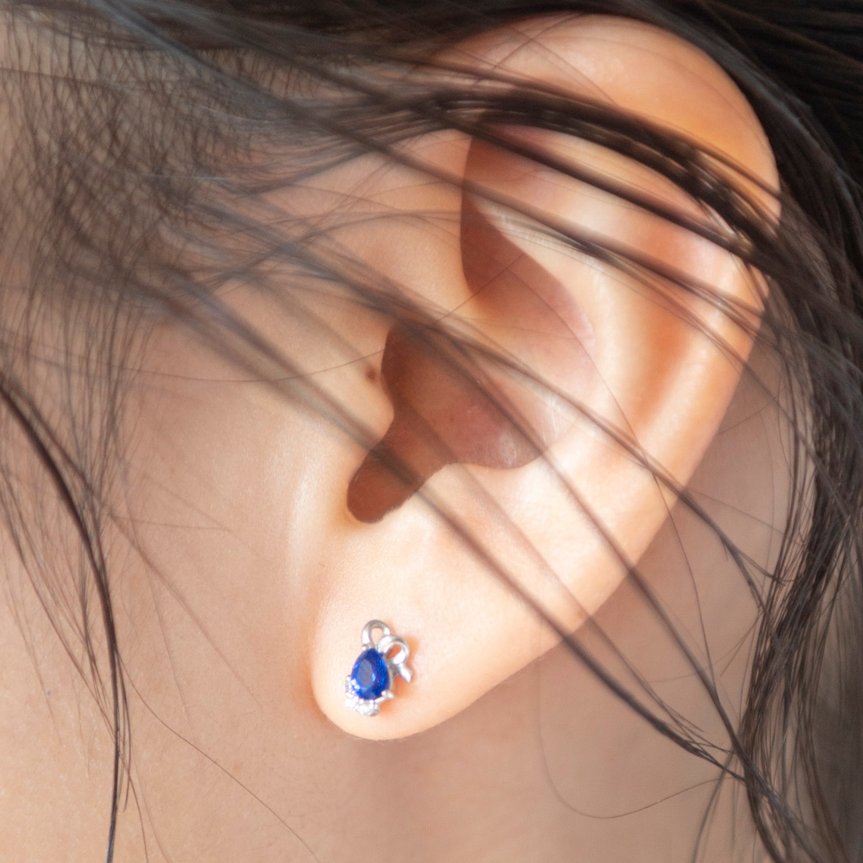 SLV925 ピアス Ribbon Bow