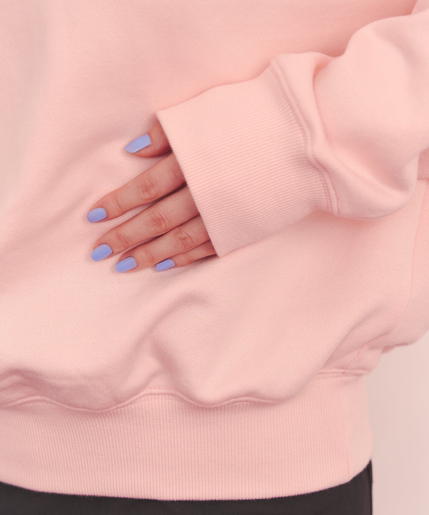 刺繍スウェットトップス Ribbon Floral