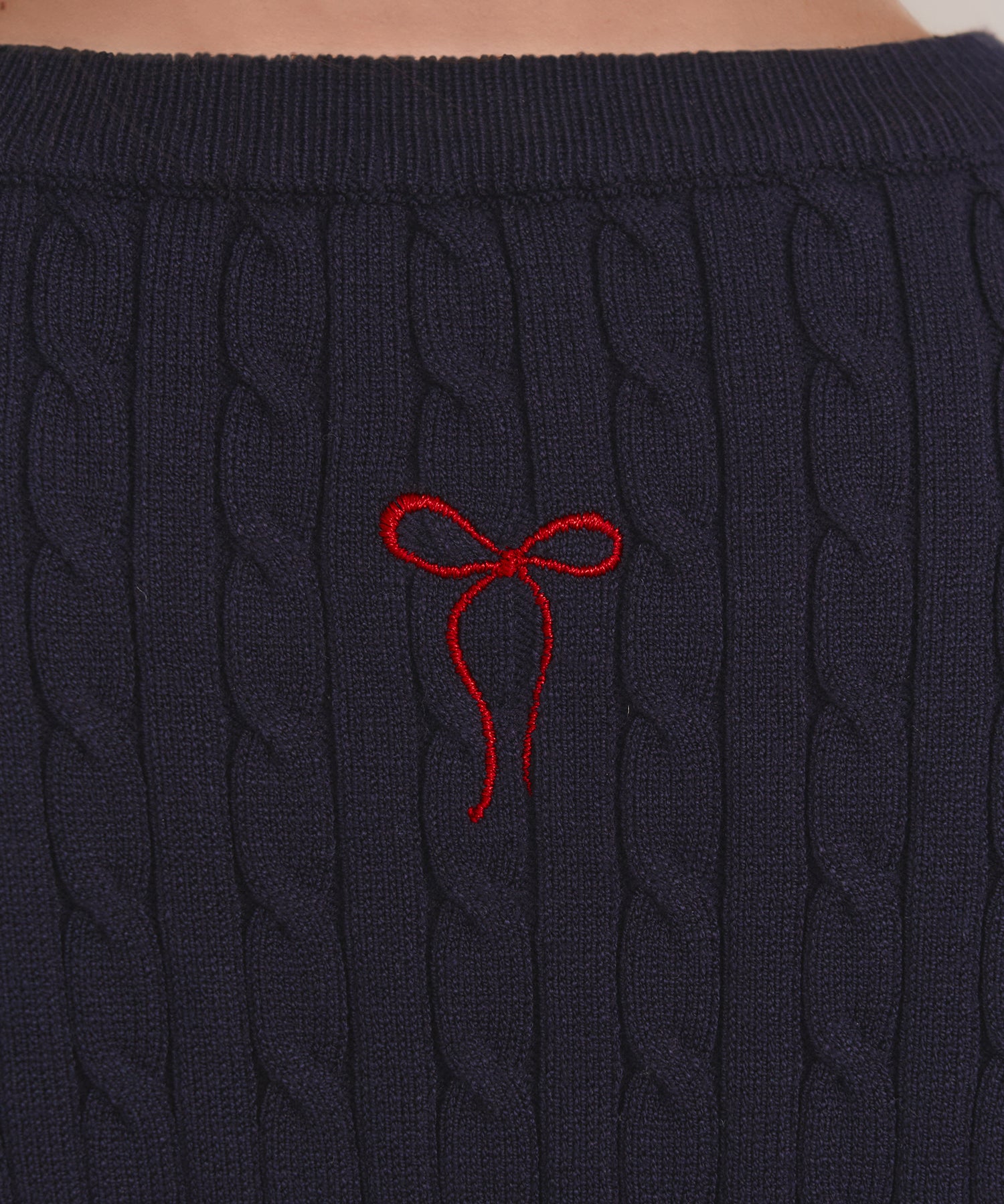 ショートスリーブライトニットトップス Queenie's London