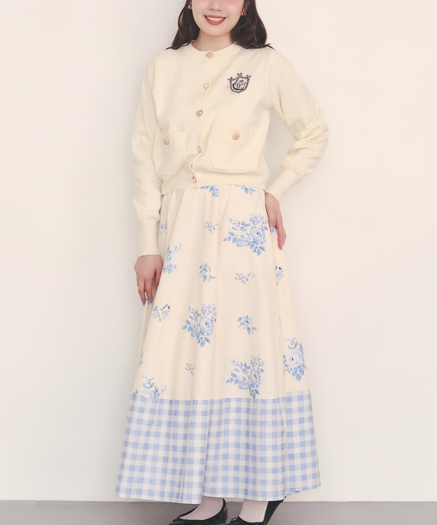 ボリュームフレアスカート