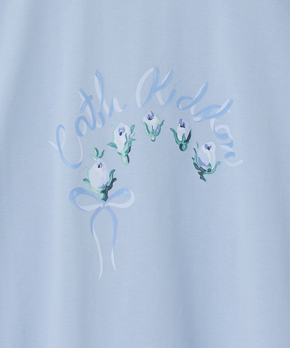 ベーシックTシャツ Ribbon Floral