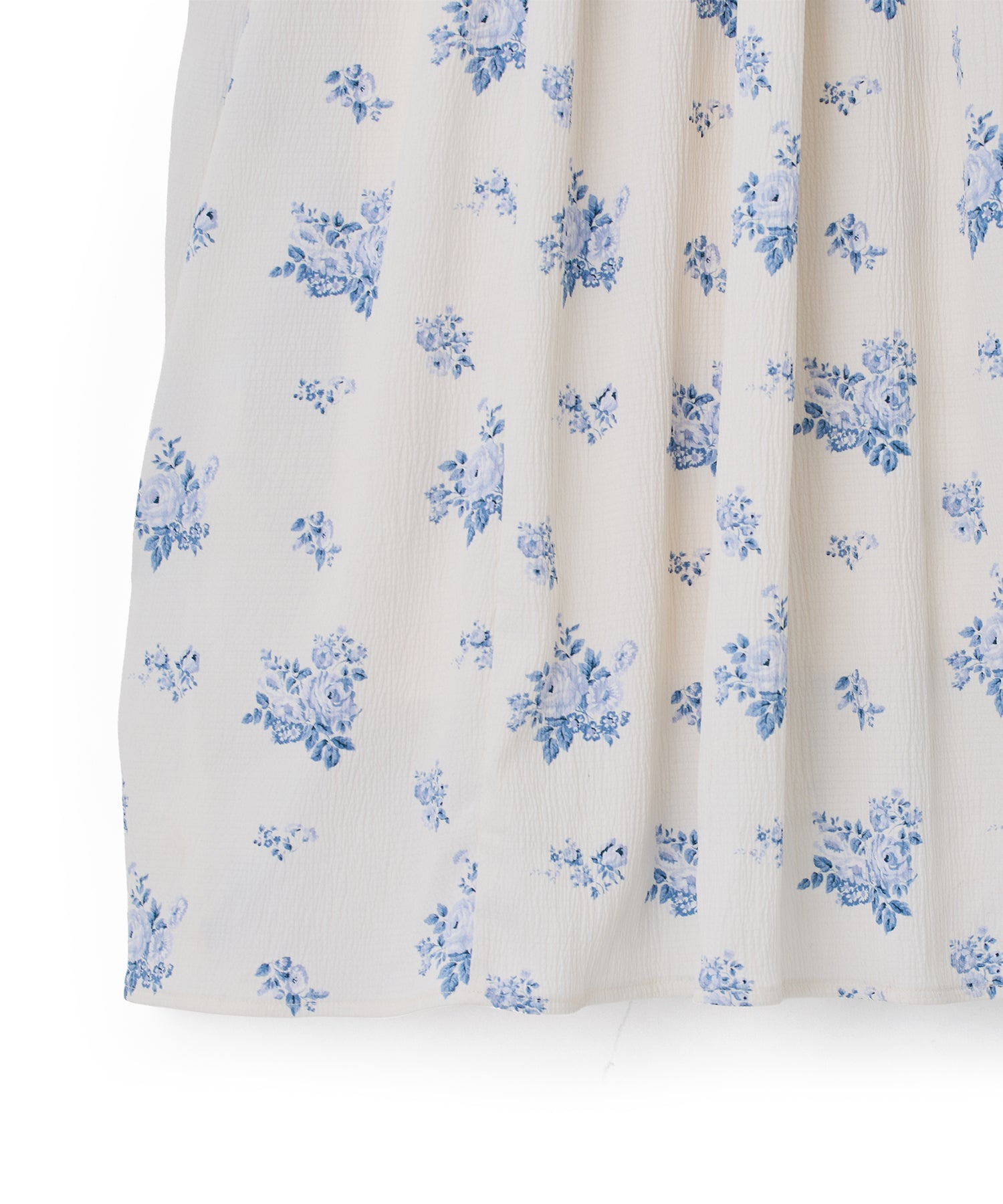 パフスリーブ ティアードワンピース