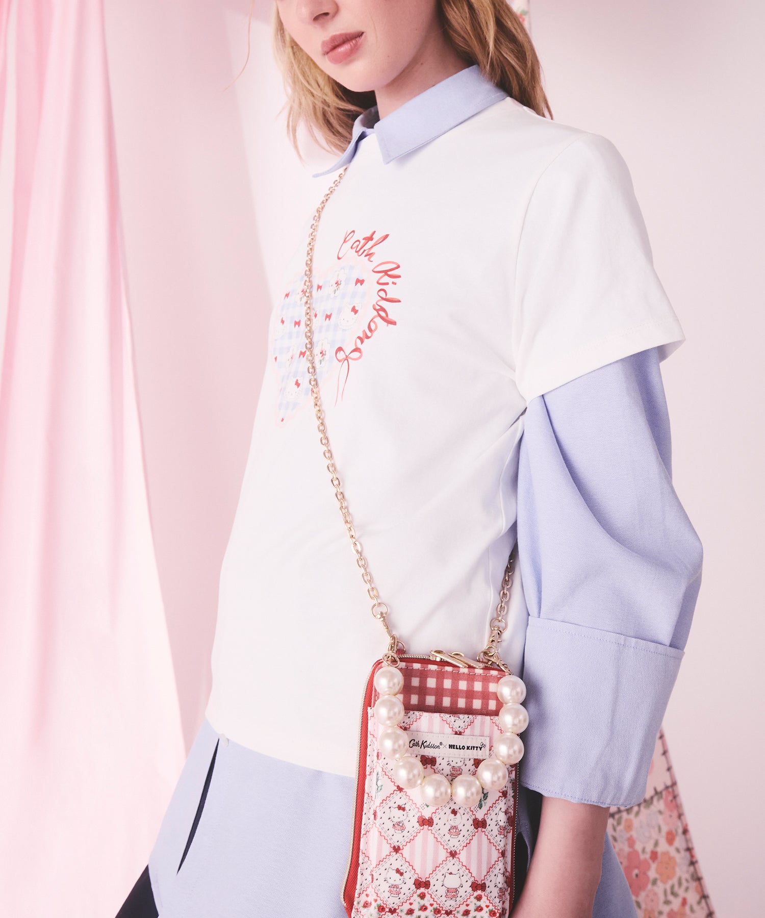 Cath Kidston × Hello Kitty マルチショルダーパース Patchwork