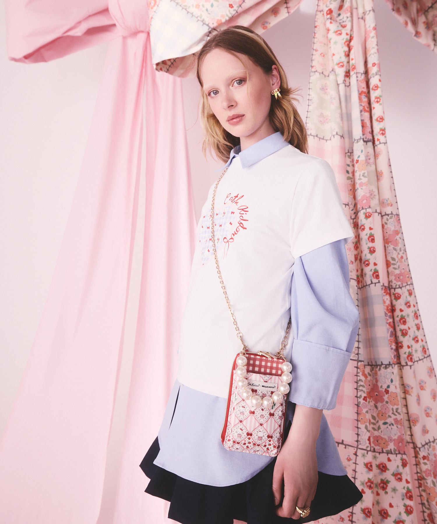 Cath Kidston × Hello Kitty マルチショルダーパース Patchwork
