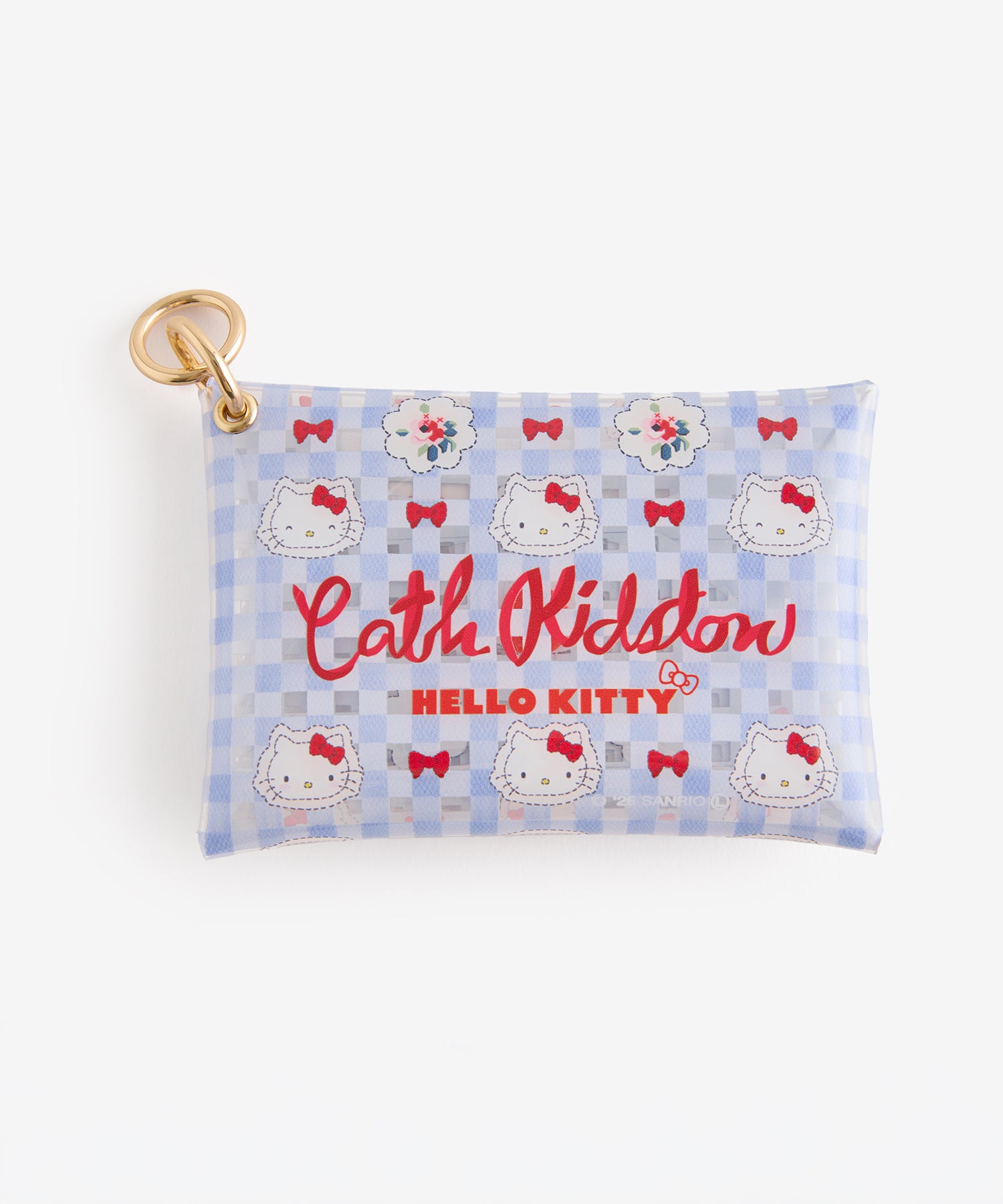 Cath Kidston × Hello Kitty クリアポーチチャーム Gingham Provence