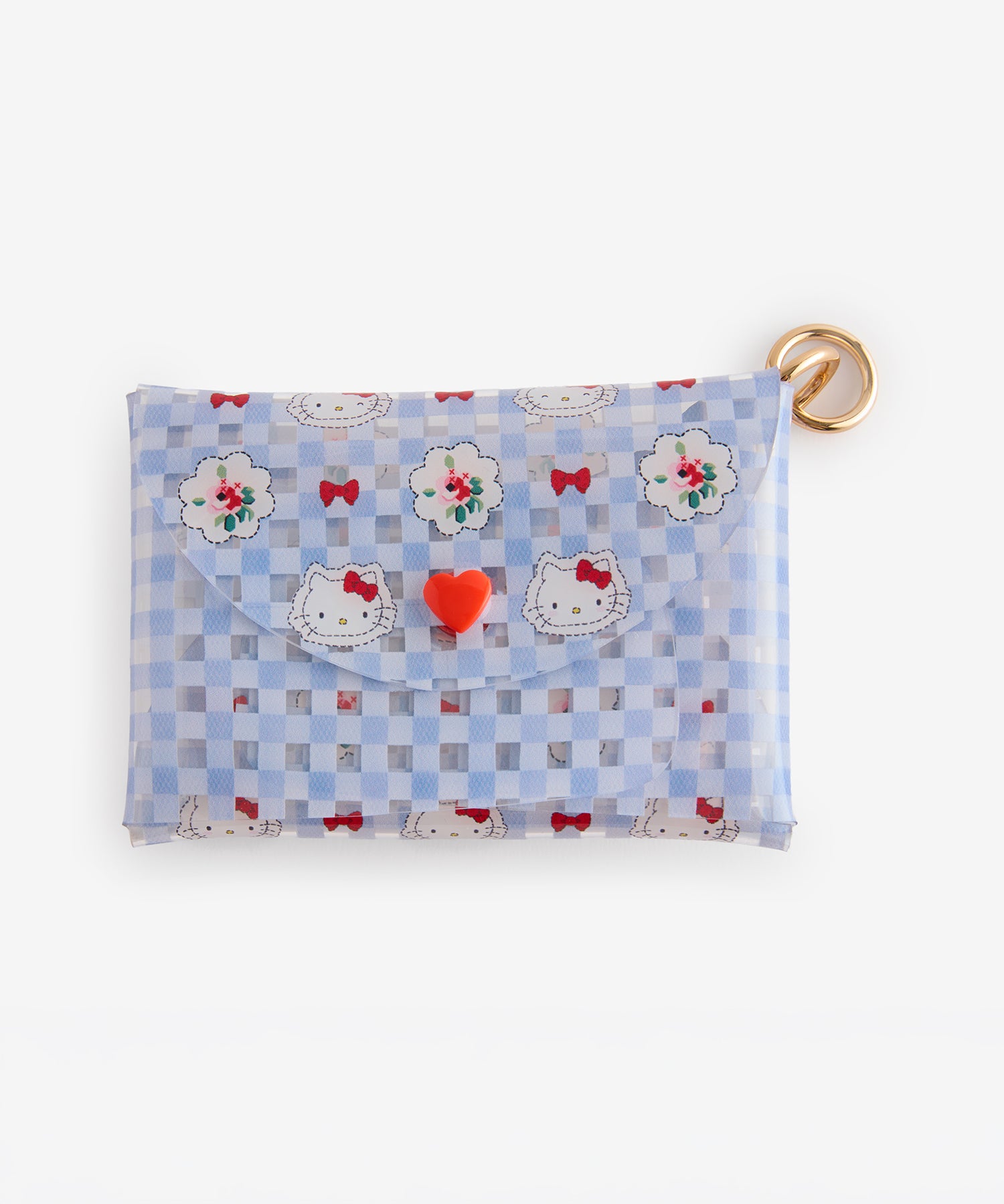 Cath Kidston × Hello Kitty クリアポーチチャーム Gingham Provence