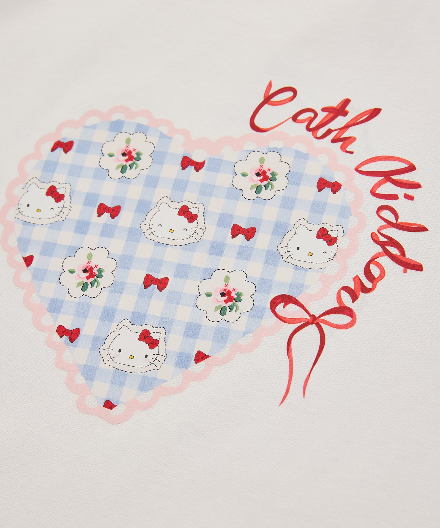 Cath Kidston × Hello Kitty ベーシックTシャツ