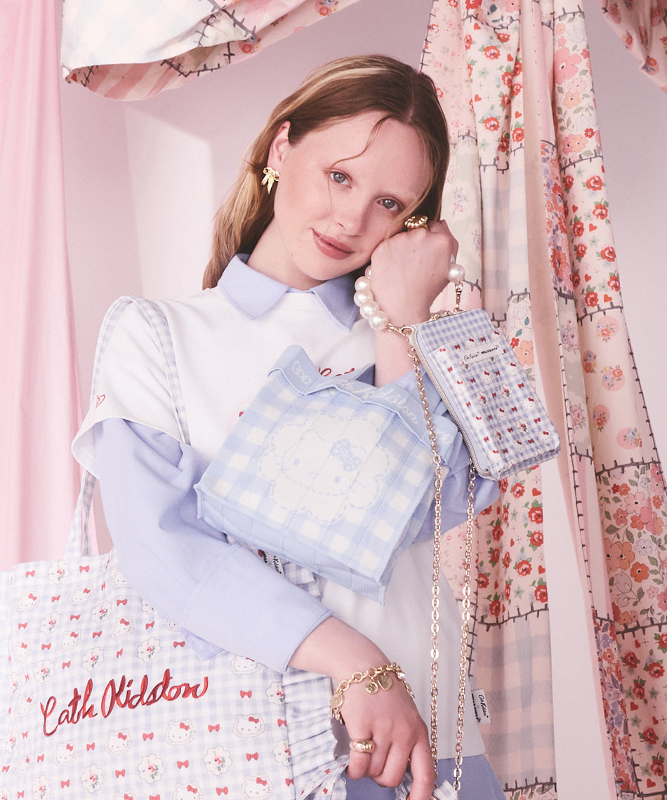 Cath Kidston × Hello Kitty ニットハンドバッグ