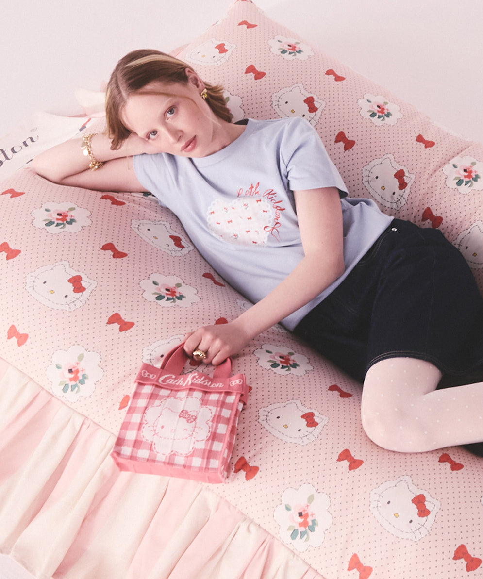 Cath Kidston × Hello Kitty ニットハンドバッグ