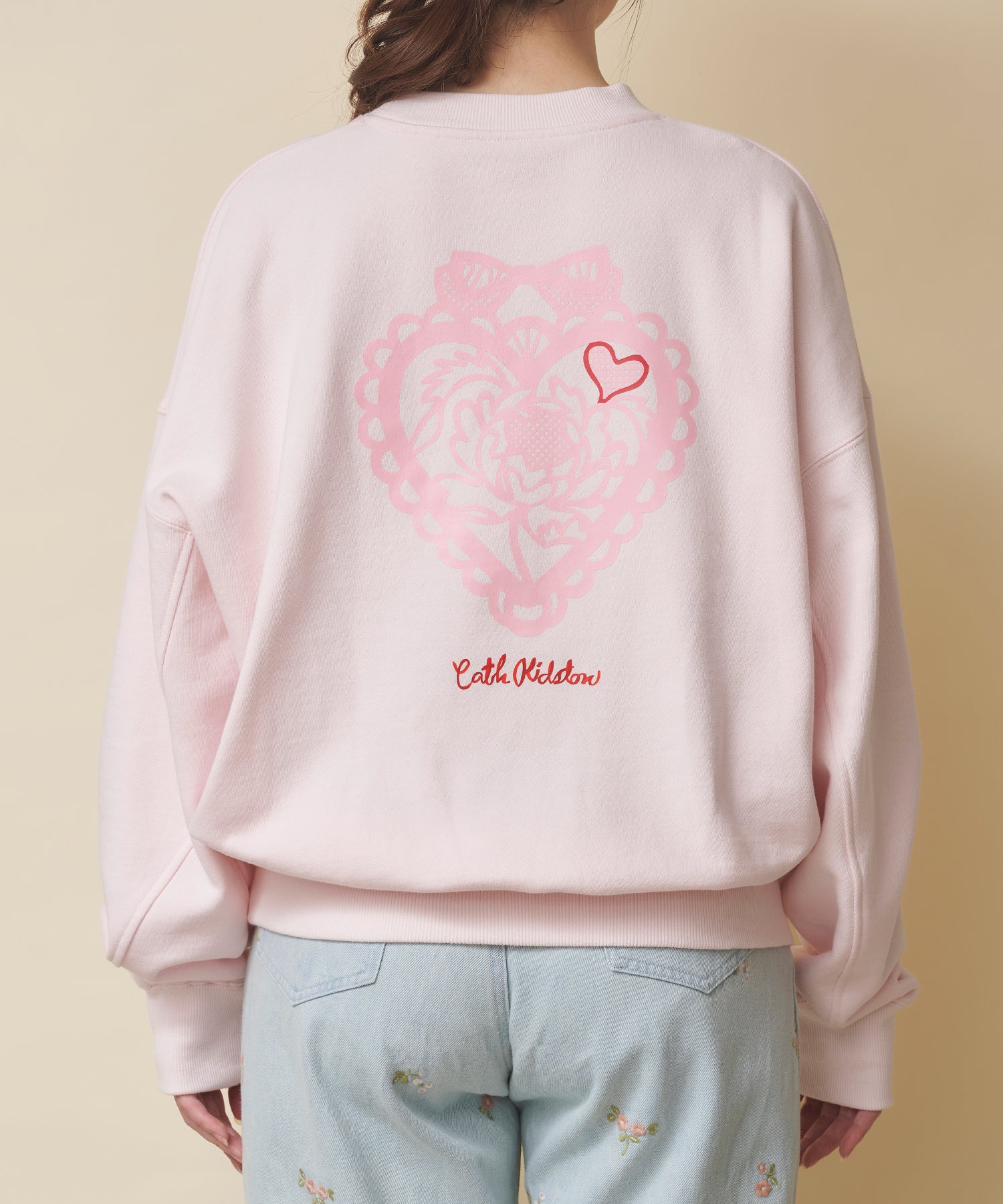 ハートスウェットトップス Hackney Rose