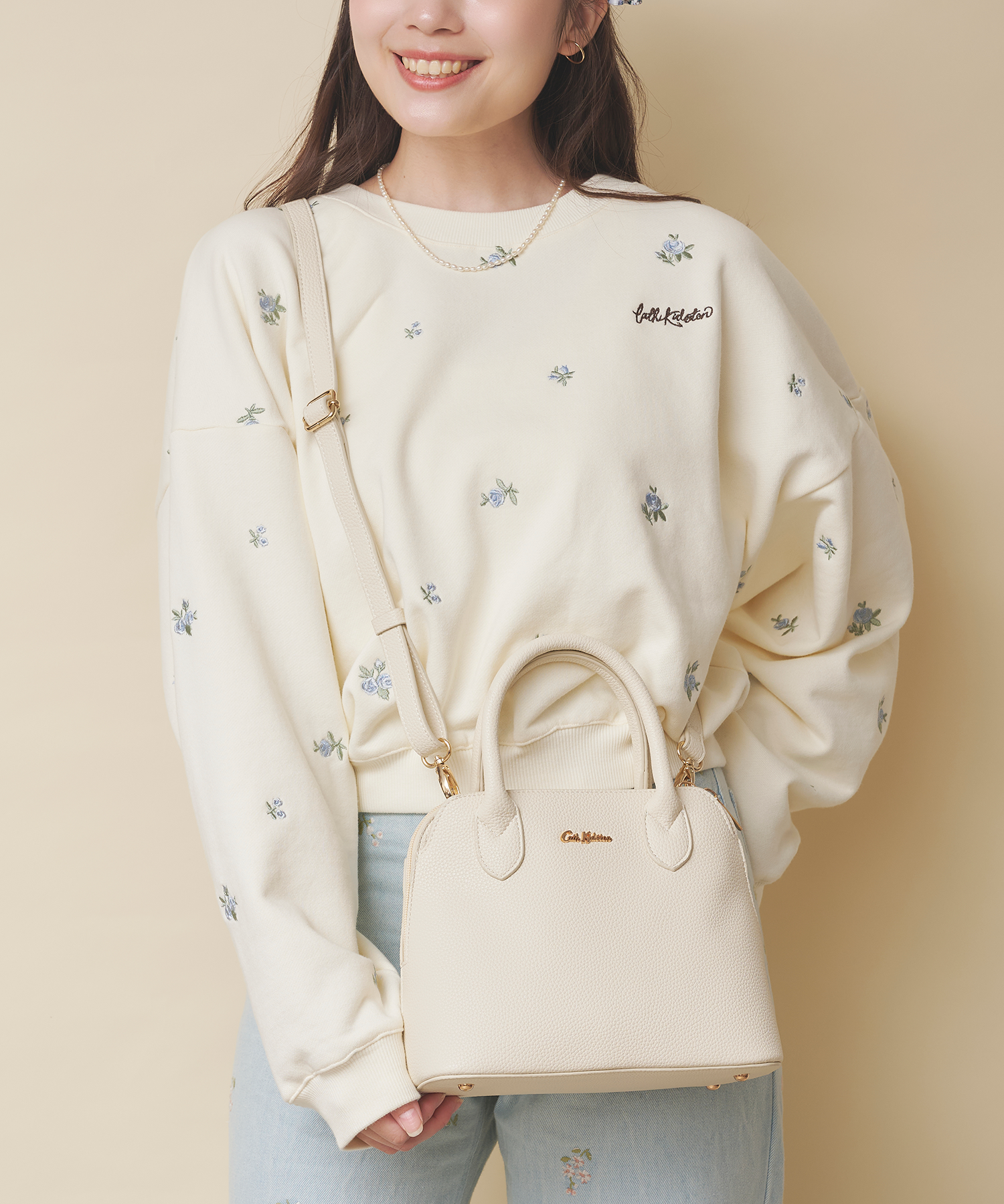 2WAYハンドバッグ Bows&Rose