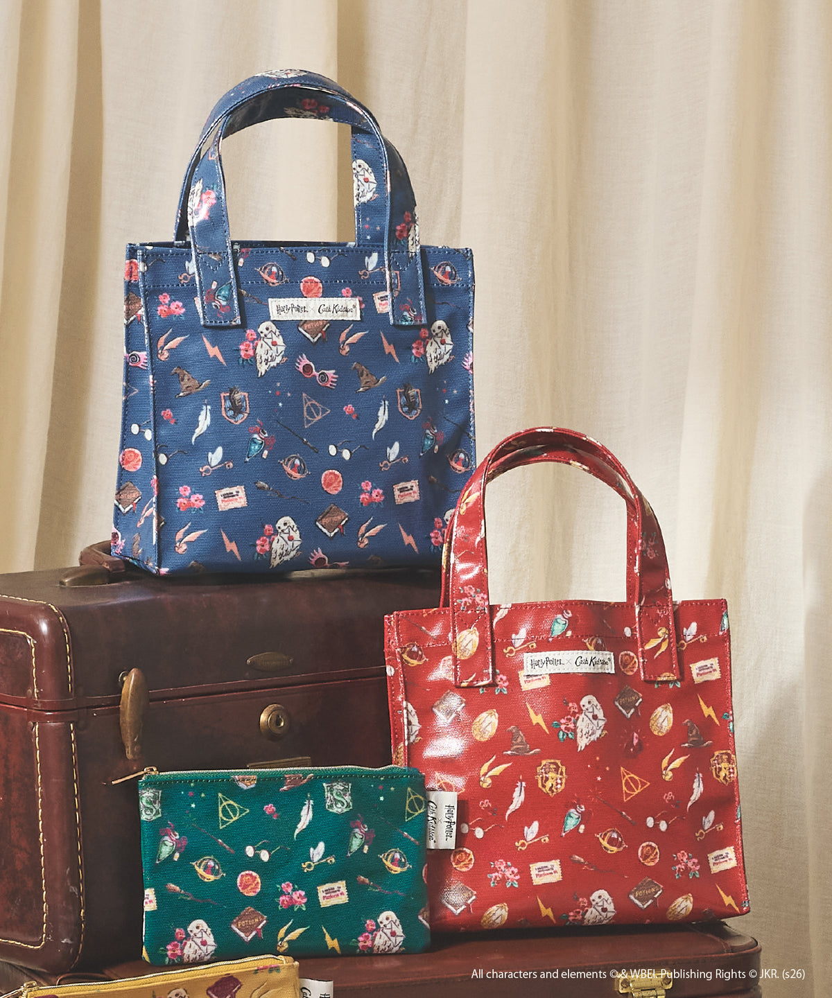 Harry Potter×Cath Kidston スモールコーティングバッグ Harry Potter Icons