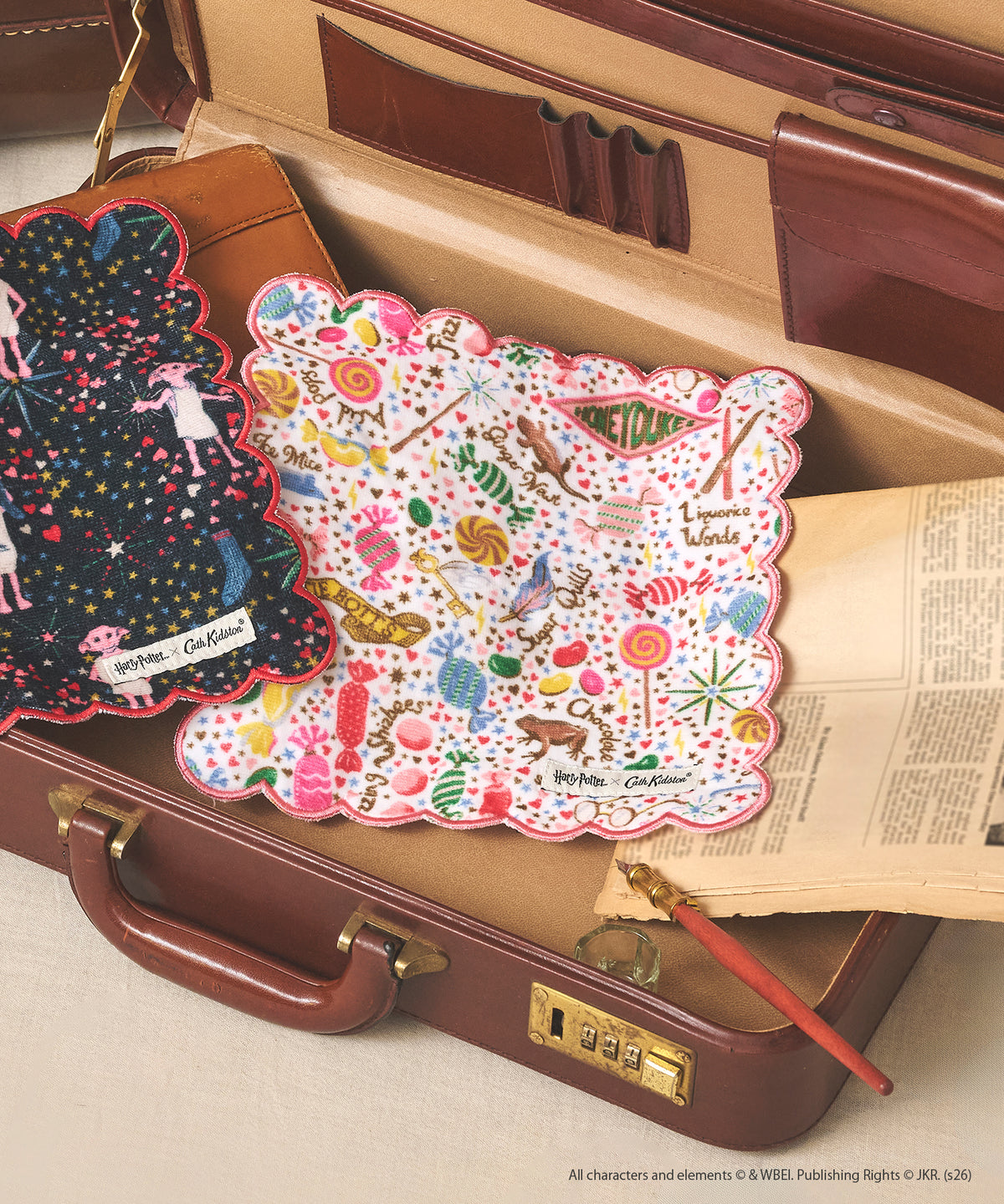 Harry Potter×Cath Kidstonスカラップタオルハンカチ