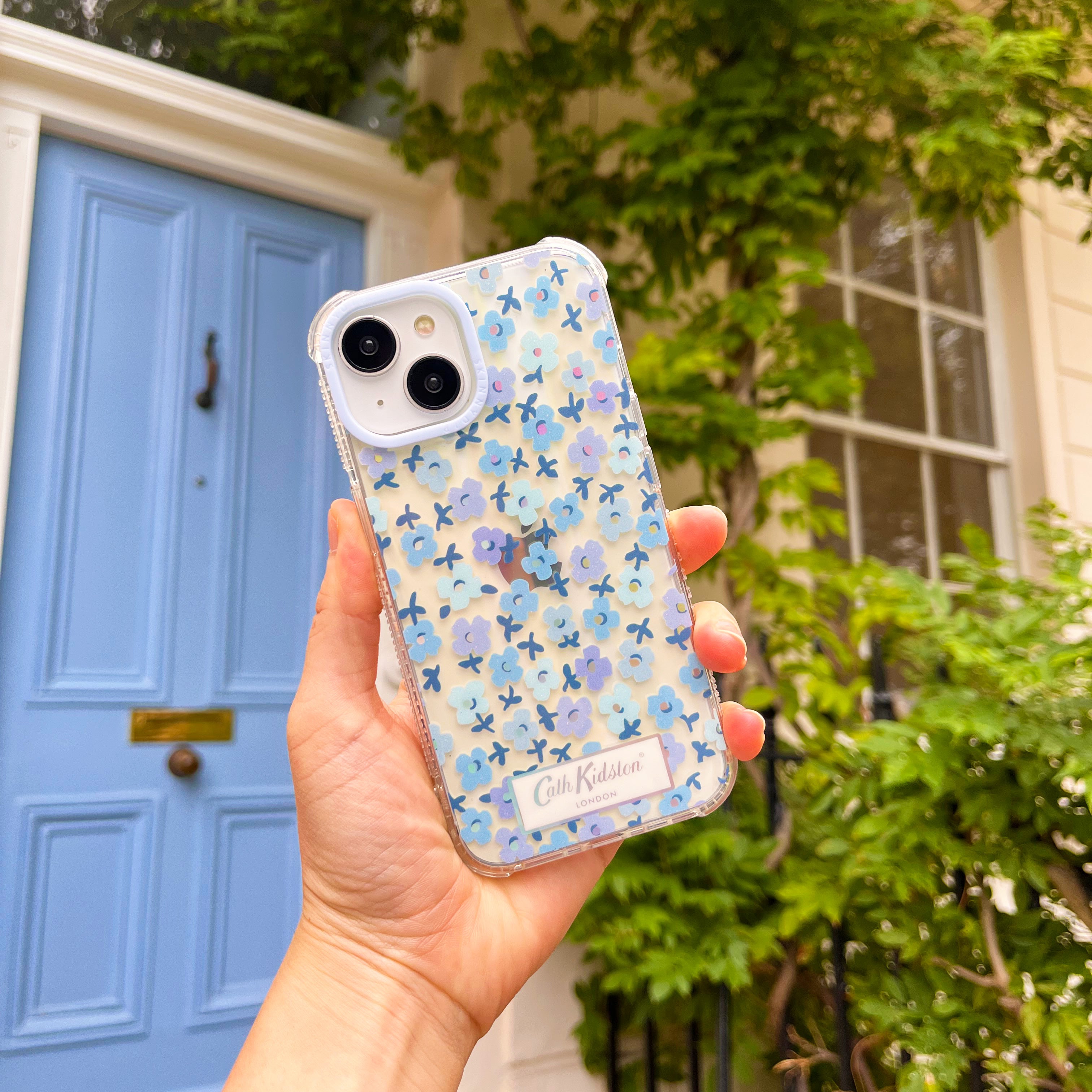 CK × SKINNYDIP iPhoneケース Blue Ditsy