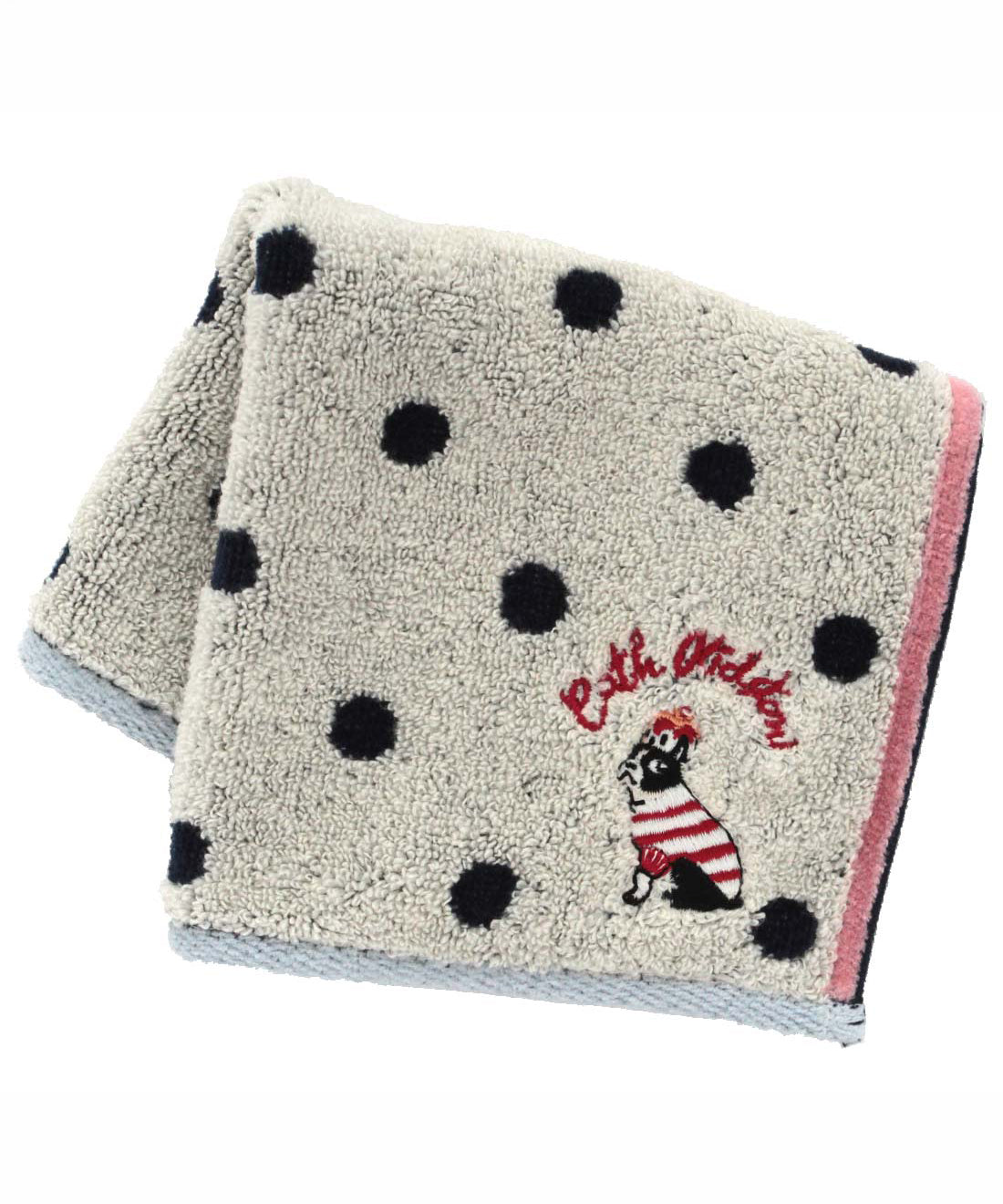 バーニー刺繍タオルハンカチ