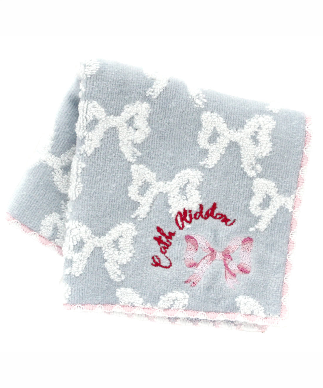 リボンモチーフタオルハンカチ