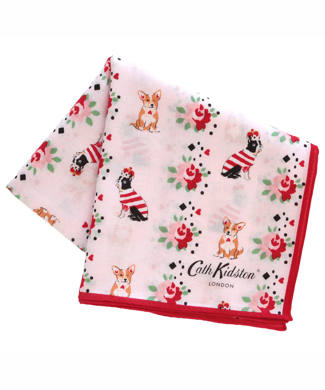 オリジナルジャガードプリントハンカチ ROYAL FRIENDS | Cath Kidston